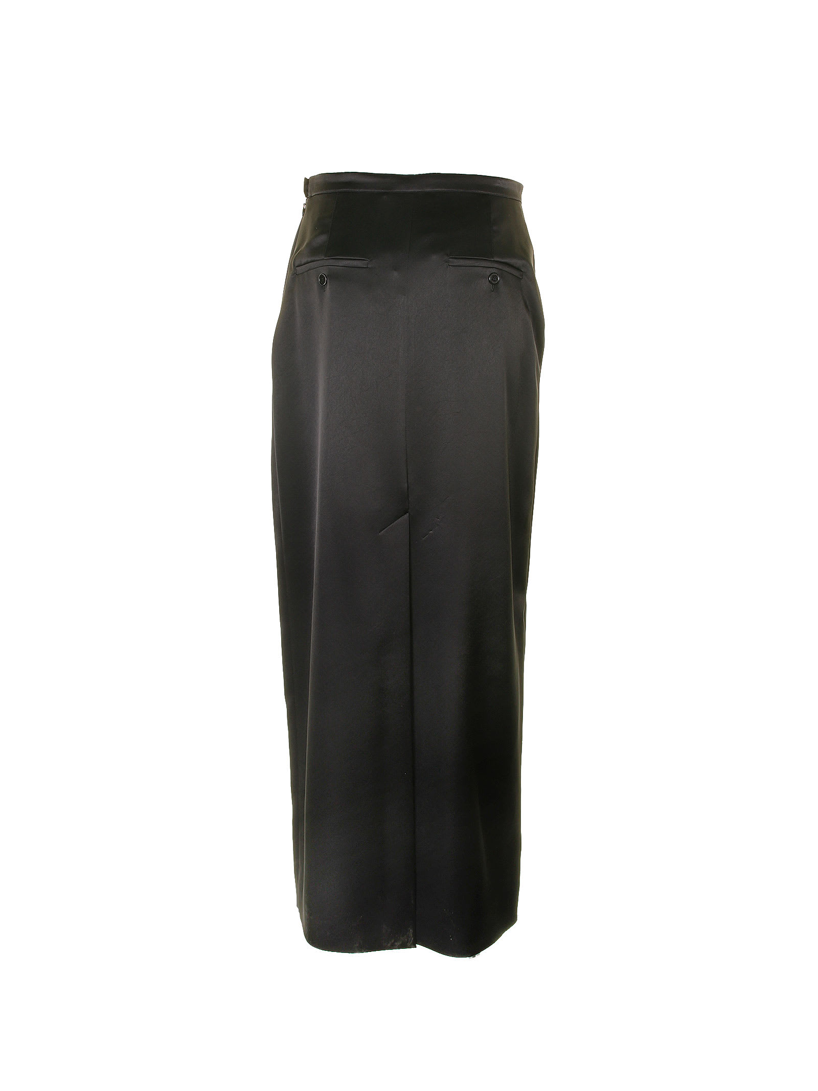 Shop Lanvin Long Black Skirt