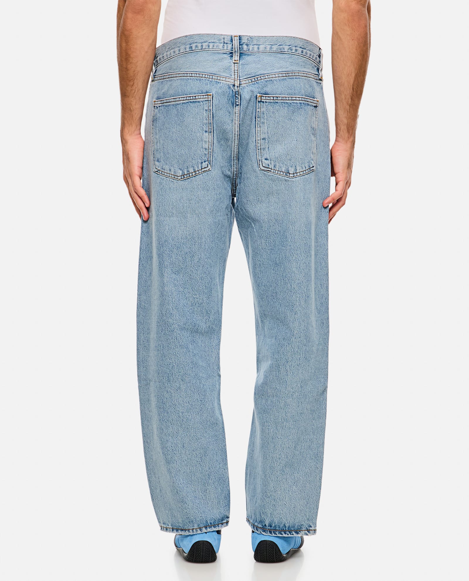 Agolde Curtis Jeans In Turmoil In Clear Blue