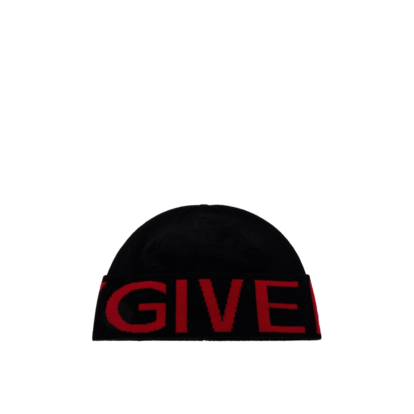 Shop Givenchy Wool Logo Hat In Black