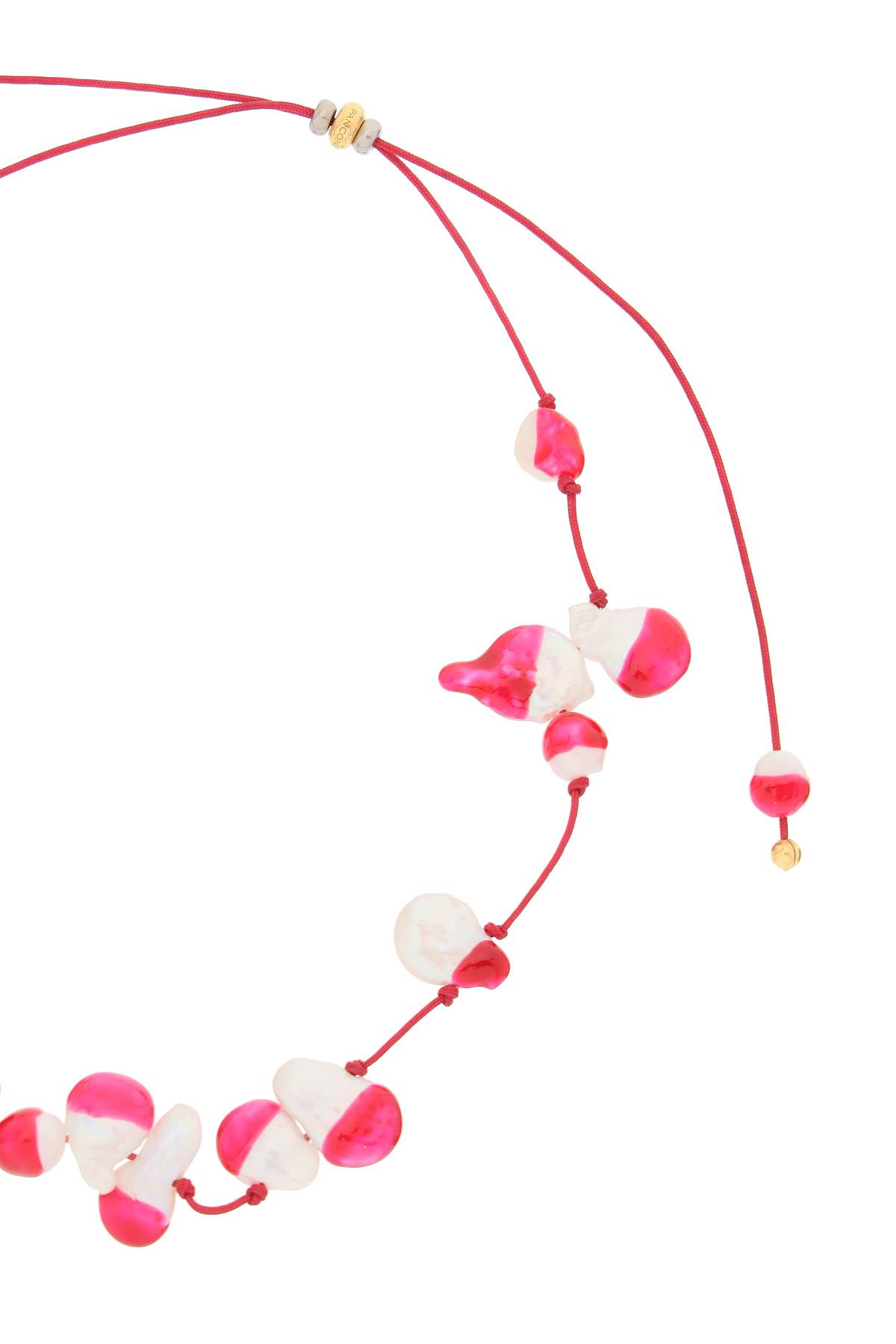Shop Panconesi Vacanza Necklace In Cherry Pink (fuchsia)