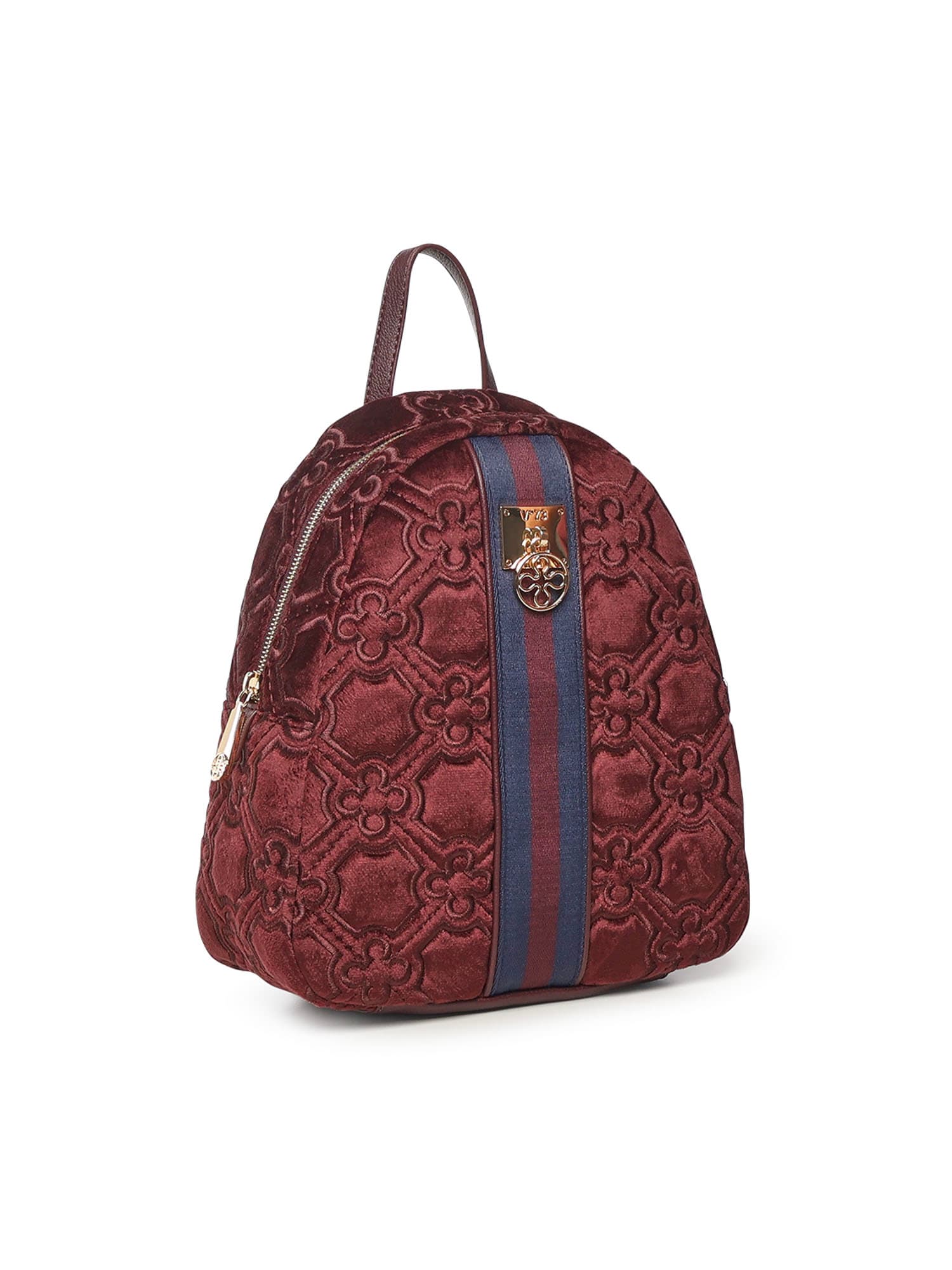 V73 Cate Backpack With Logo In Brown