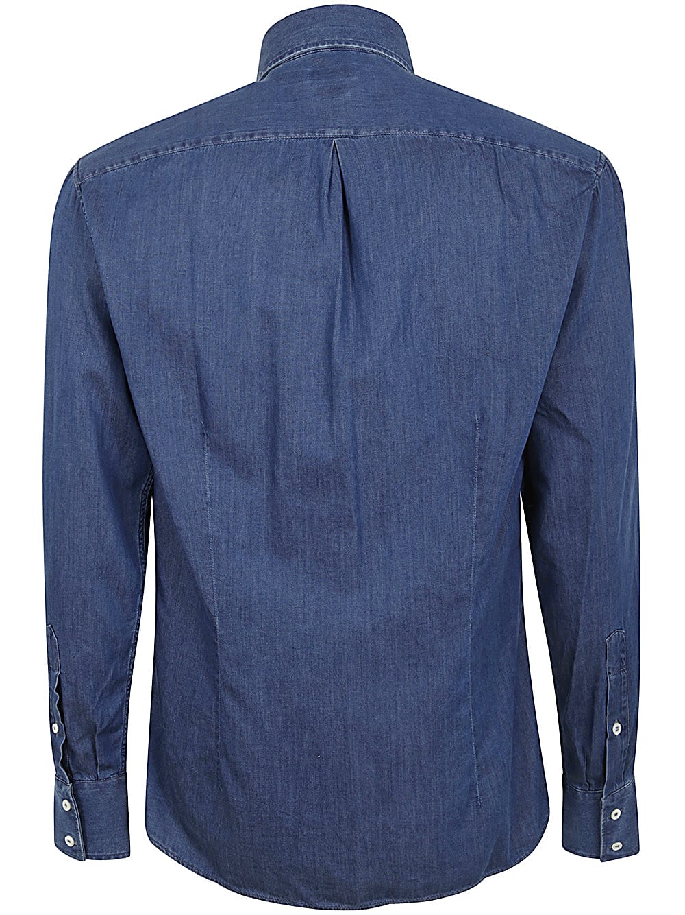 Shop Brunello Cucinelli Shirt In Dark Denim