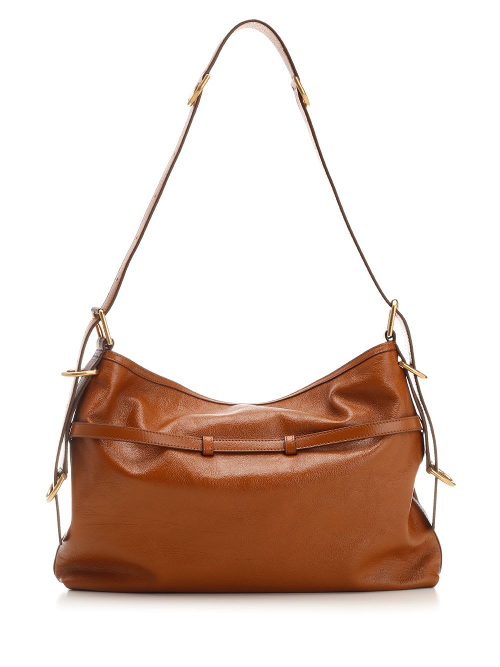 Shop Givenchy Voyou Medium Shoulder Bag In Brown