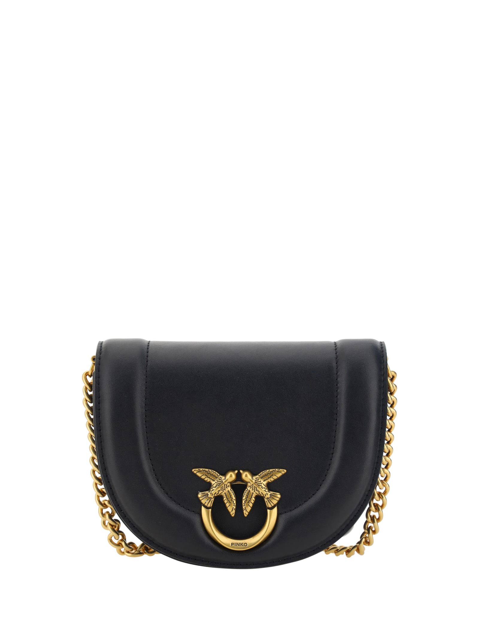 PINKO Small Click Round Love Crossbody Bag - Farfetch