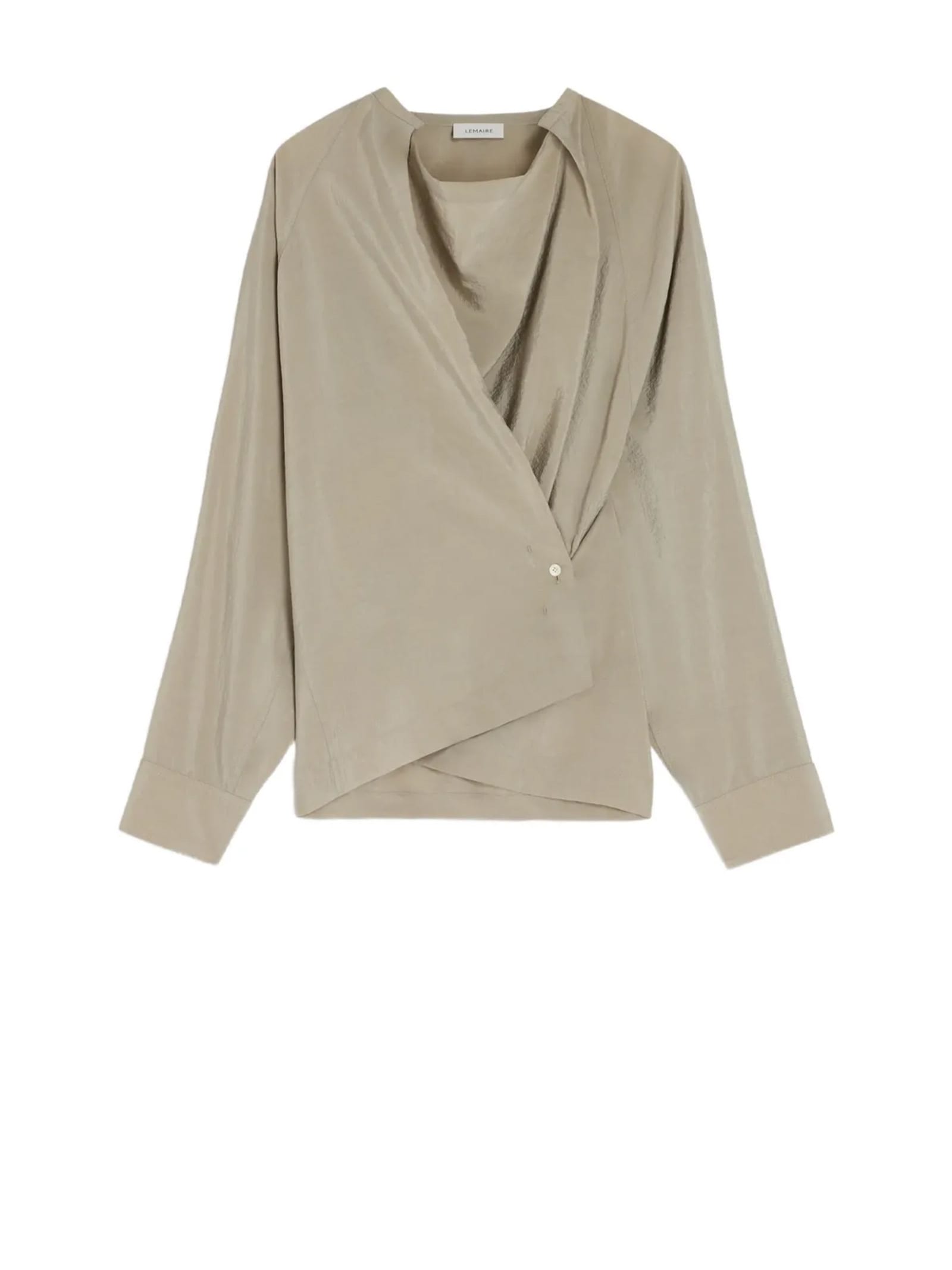 Lemaire Twisted Top In Gray