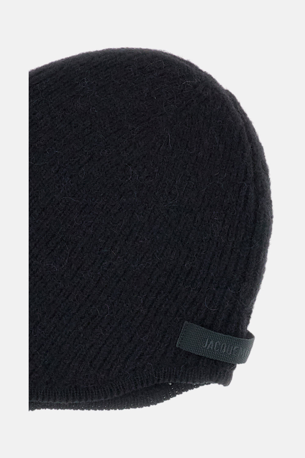 Jacquemus La Capuche Gros Grain Hat In Black