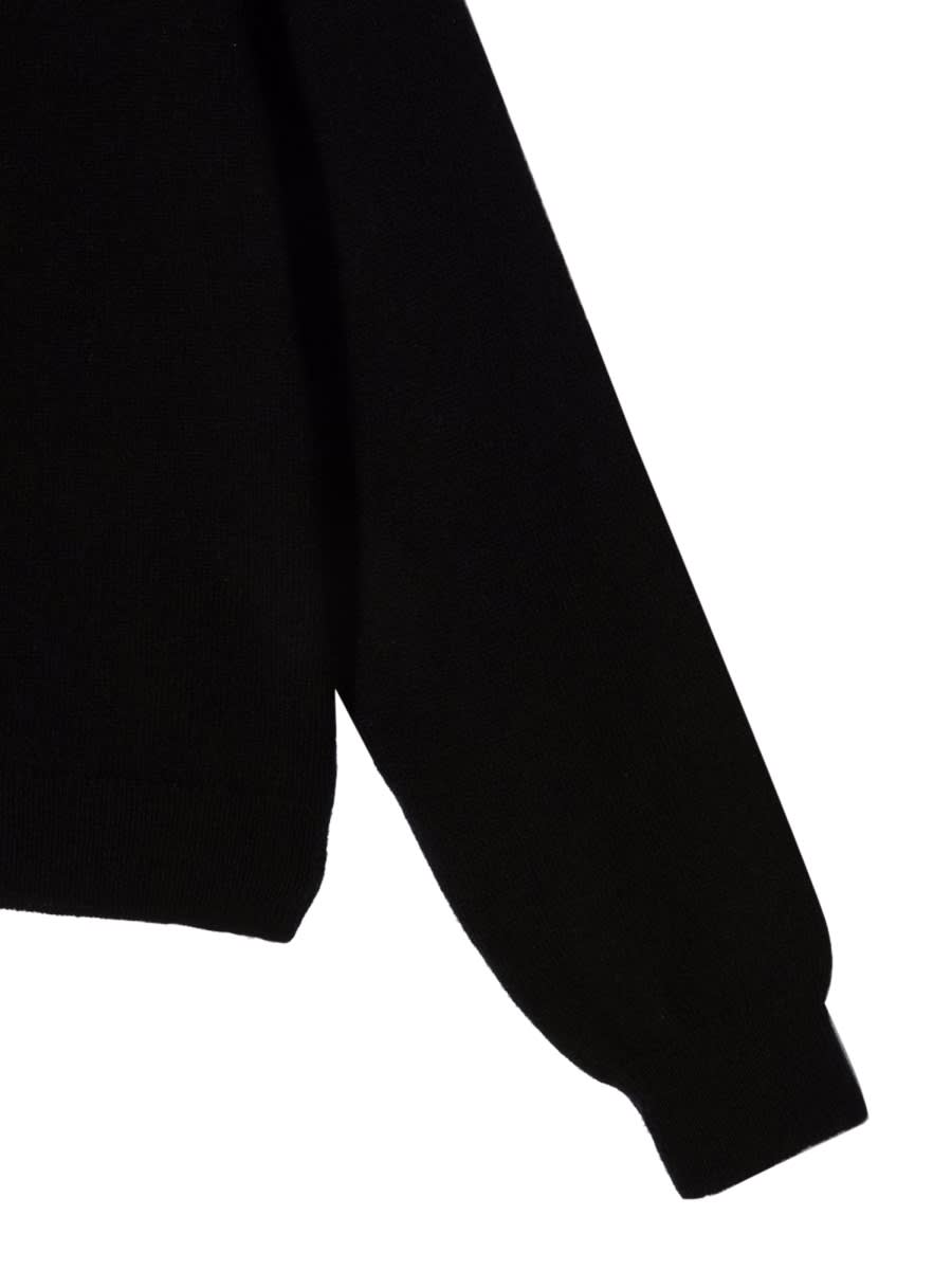 Simonetta Cardigan In Lana In Black