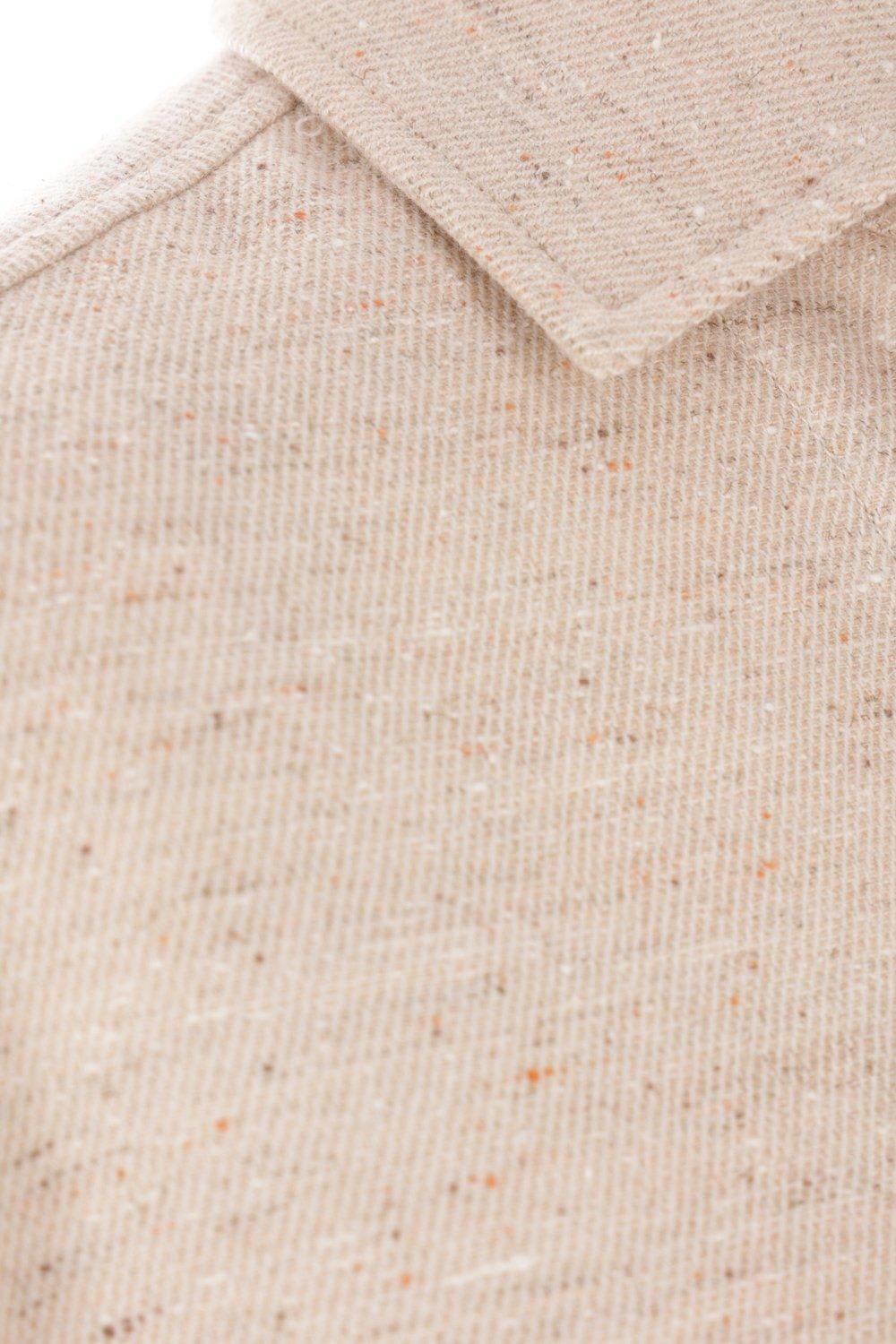 Shop Loro Piana Jenna Collared Button-up Shirt In Creamy Seashell