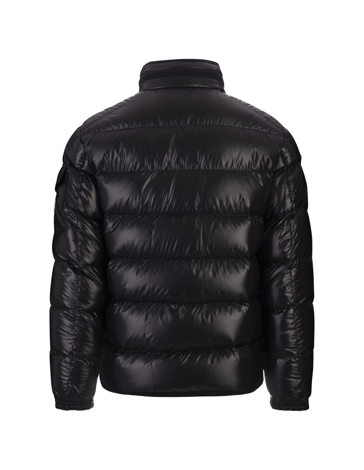 Shop Moncler Blue Gourette Short Down Jacket