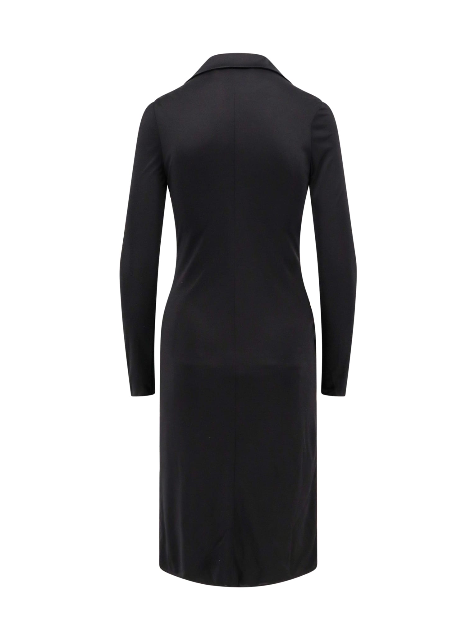 Shop Versace Dress In Black