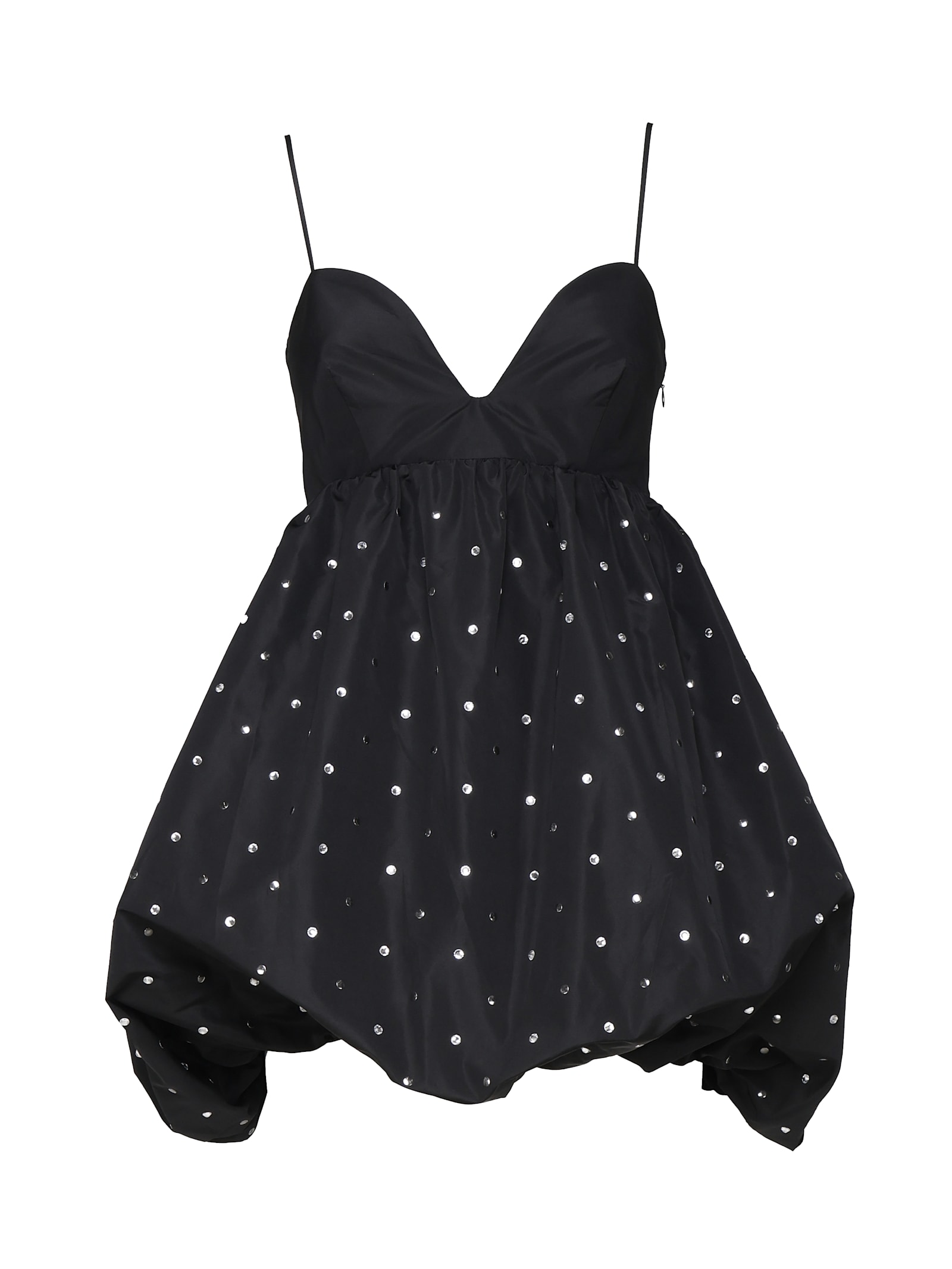 Shop Pinko Belfort Embellished Mini Dress In Black Limousine