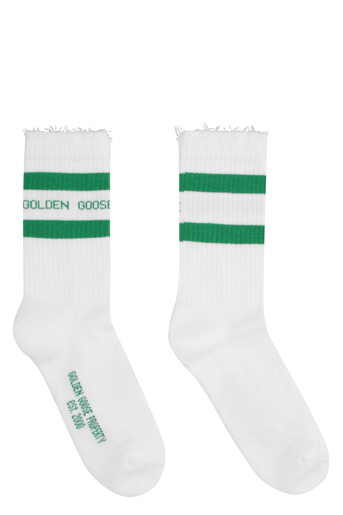 Golden Goose Cotton Socks With Logo