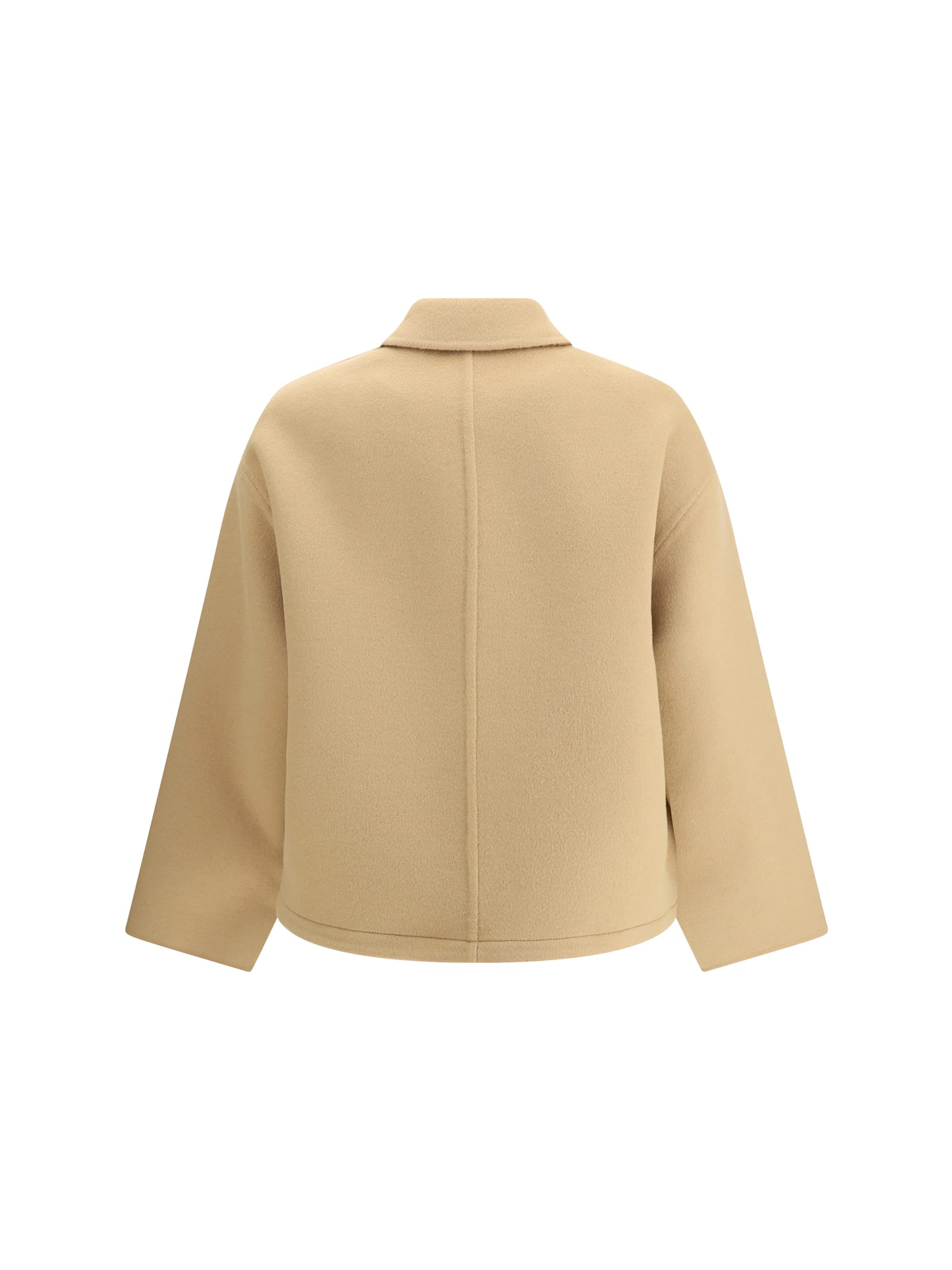 Gucci Zipped Wool Caban In Black
