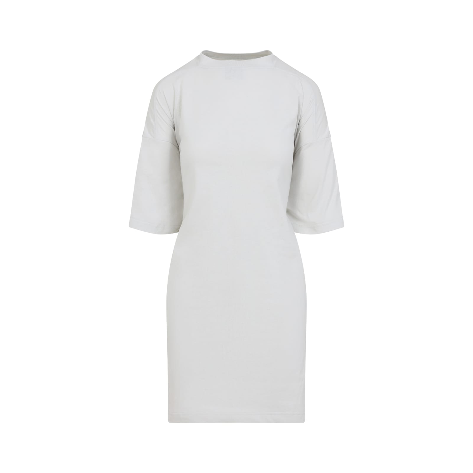 Balenciaga Semi Fitted Cotton T-shirt Dress In White