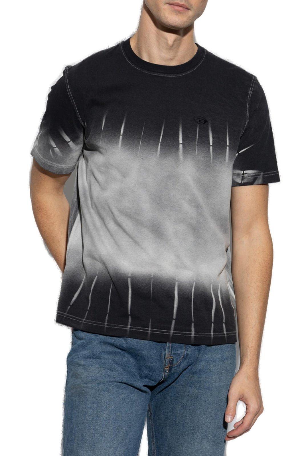 DIESEL★T-Adjust-R21 Tシャツ Diesel T-adjust-r21 In Tie Die Black | ModeSens