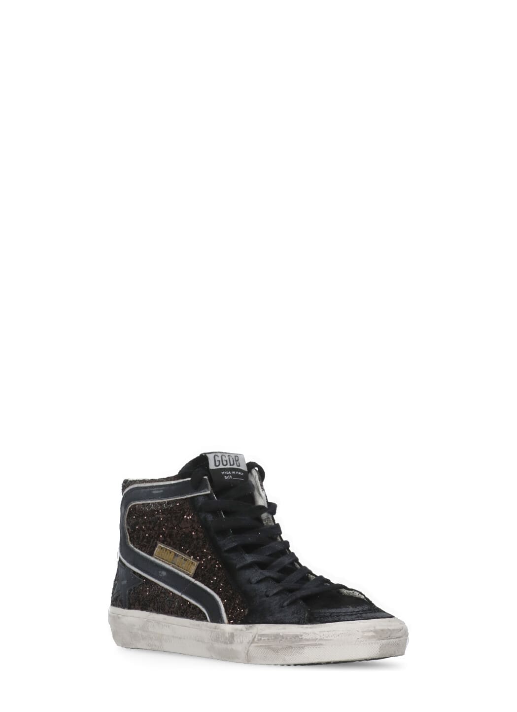 Golden Goose Deluxe Brand Women Embellished Suede Slide Classic Sneakers In Brown