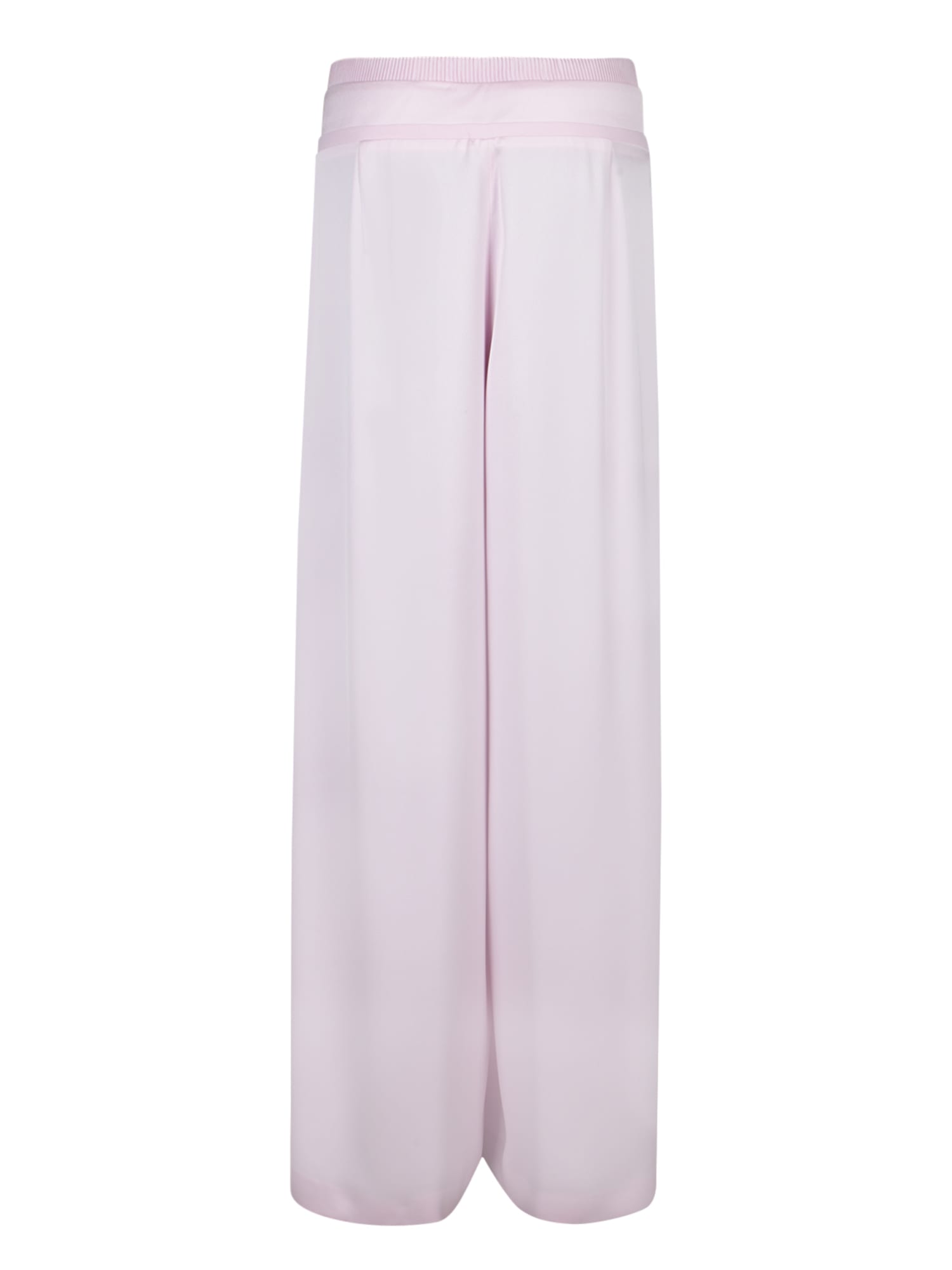 Shop Genny Pink Satin Ladder Pants