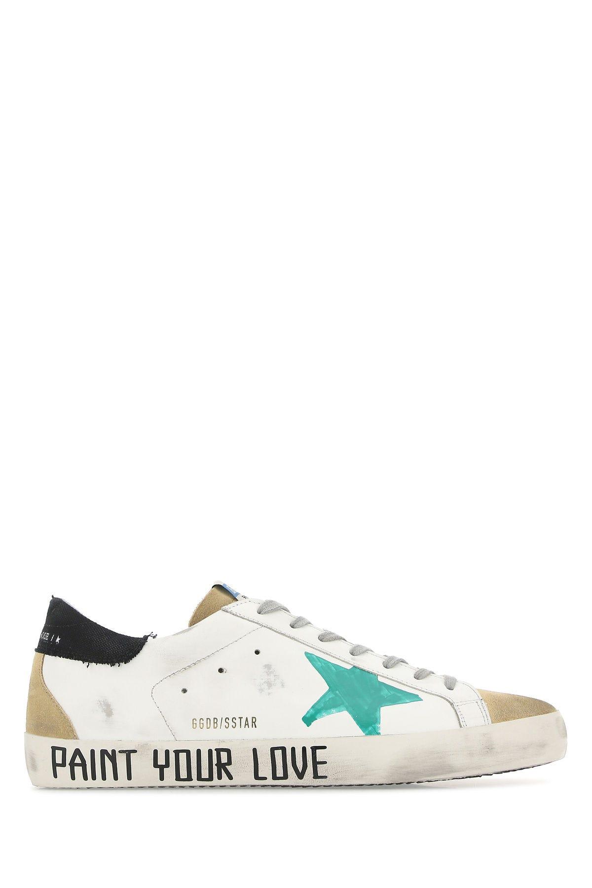 Golden Goose Multicolor Leather Super Star Classic Sneakers