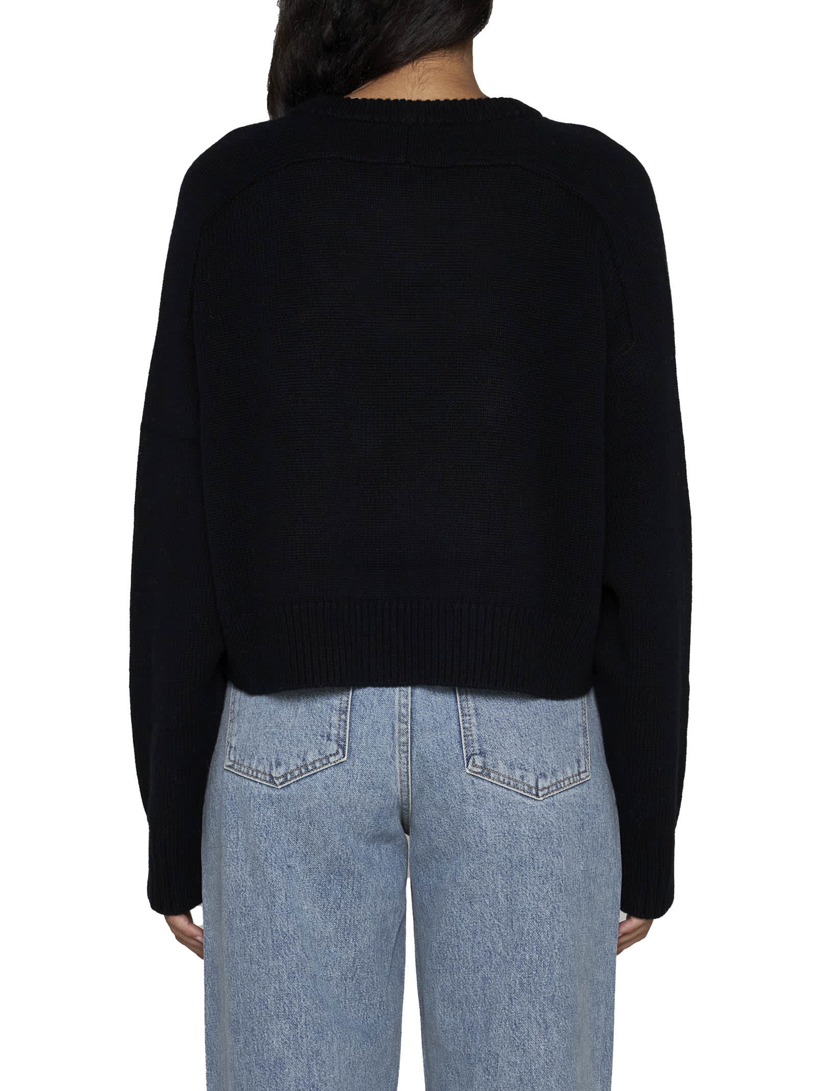 Shop Loulou Studio Sweater In Nero