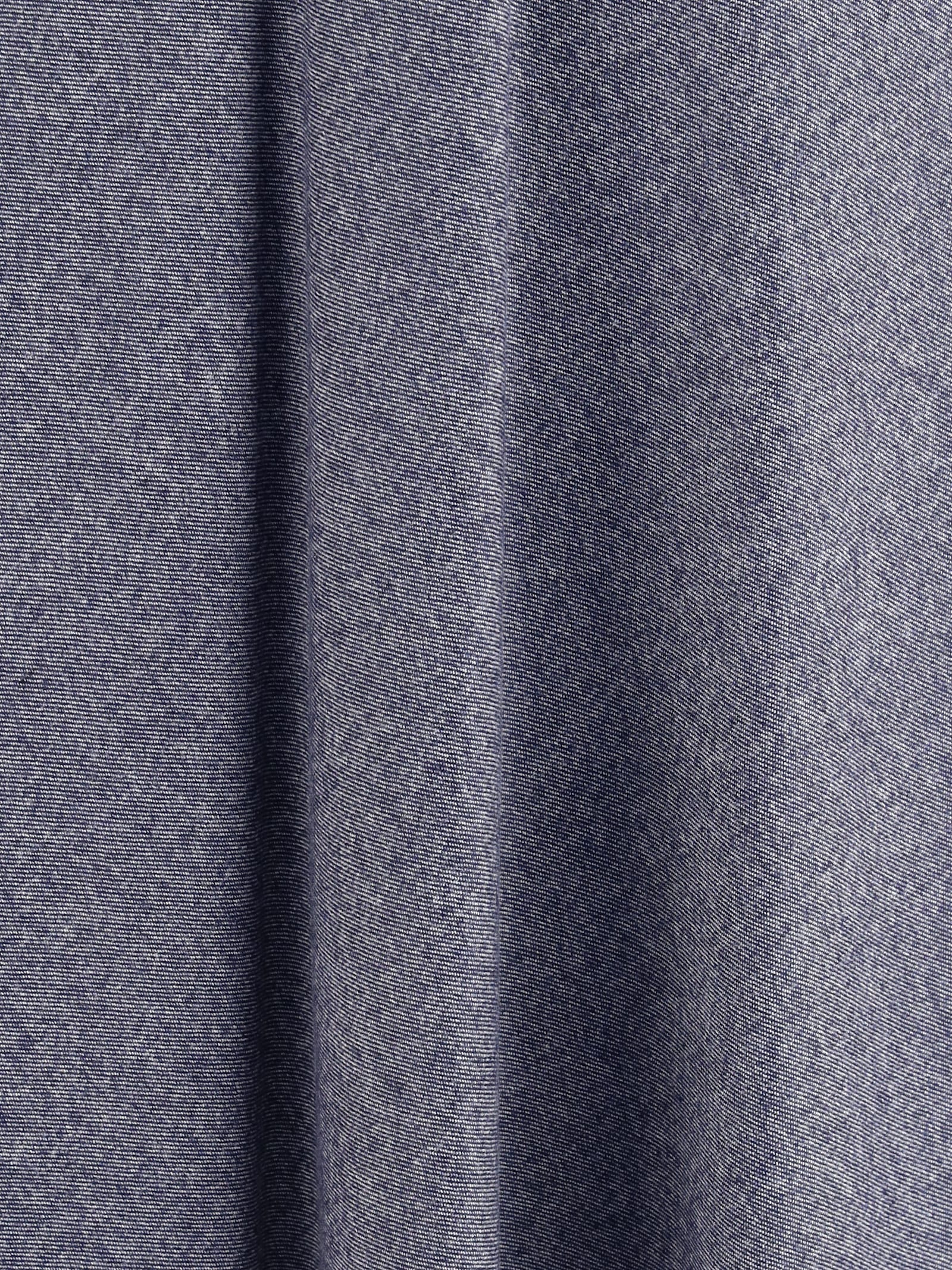 Sara Roka A-line Denim Midi Skirt In Gray