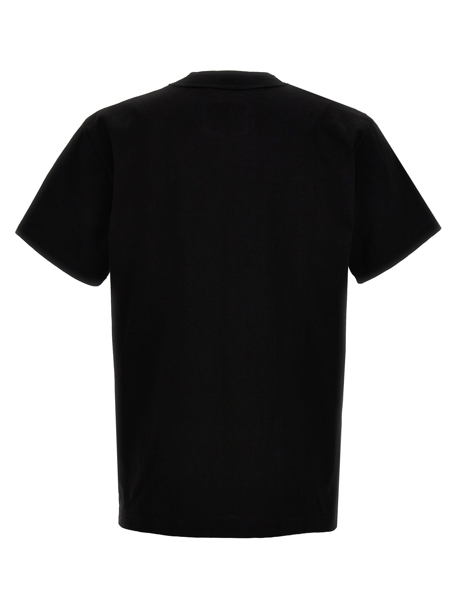 Shop Sacai T-shirt  X Carhartt Wip In Black