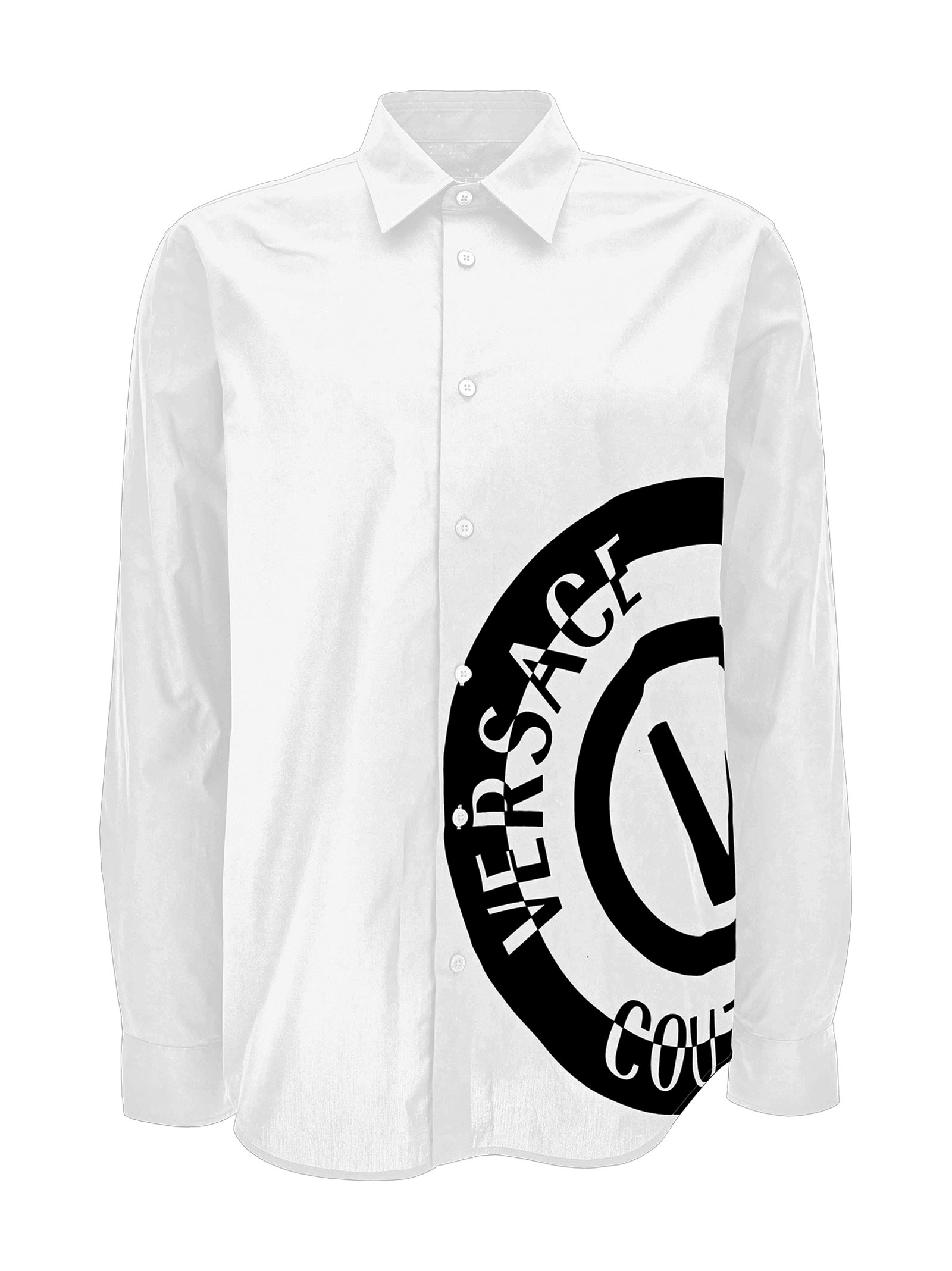 Versace Jeans Couture White Casual Shirt