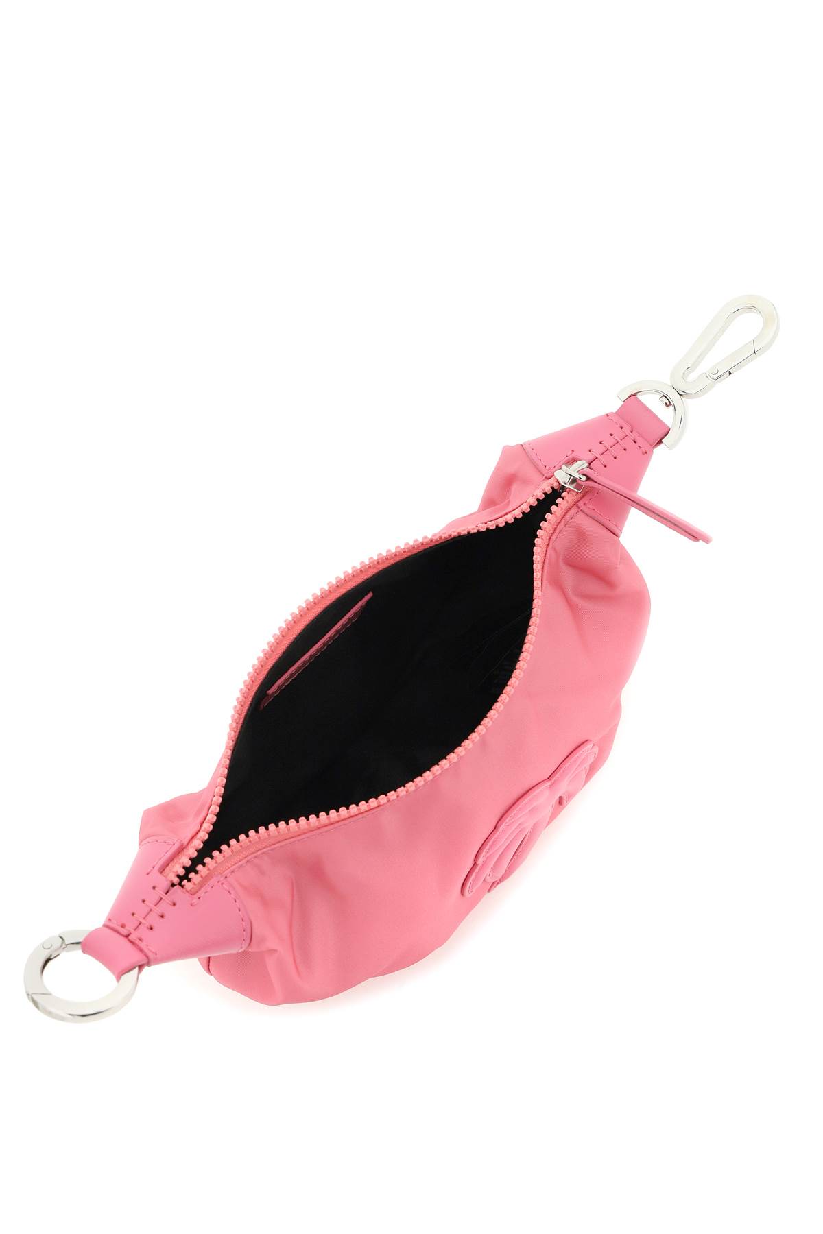 Palm Angels Mini Big Palm Logo-embossed Clutch Bag In Rosa