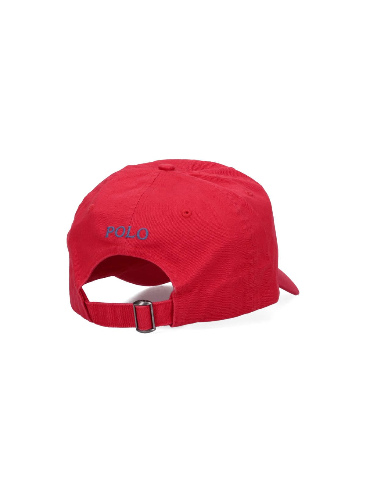 Shop Polo Ralph Lauren Logo Baseball Cap In Red
