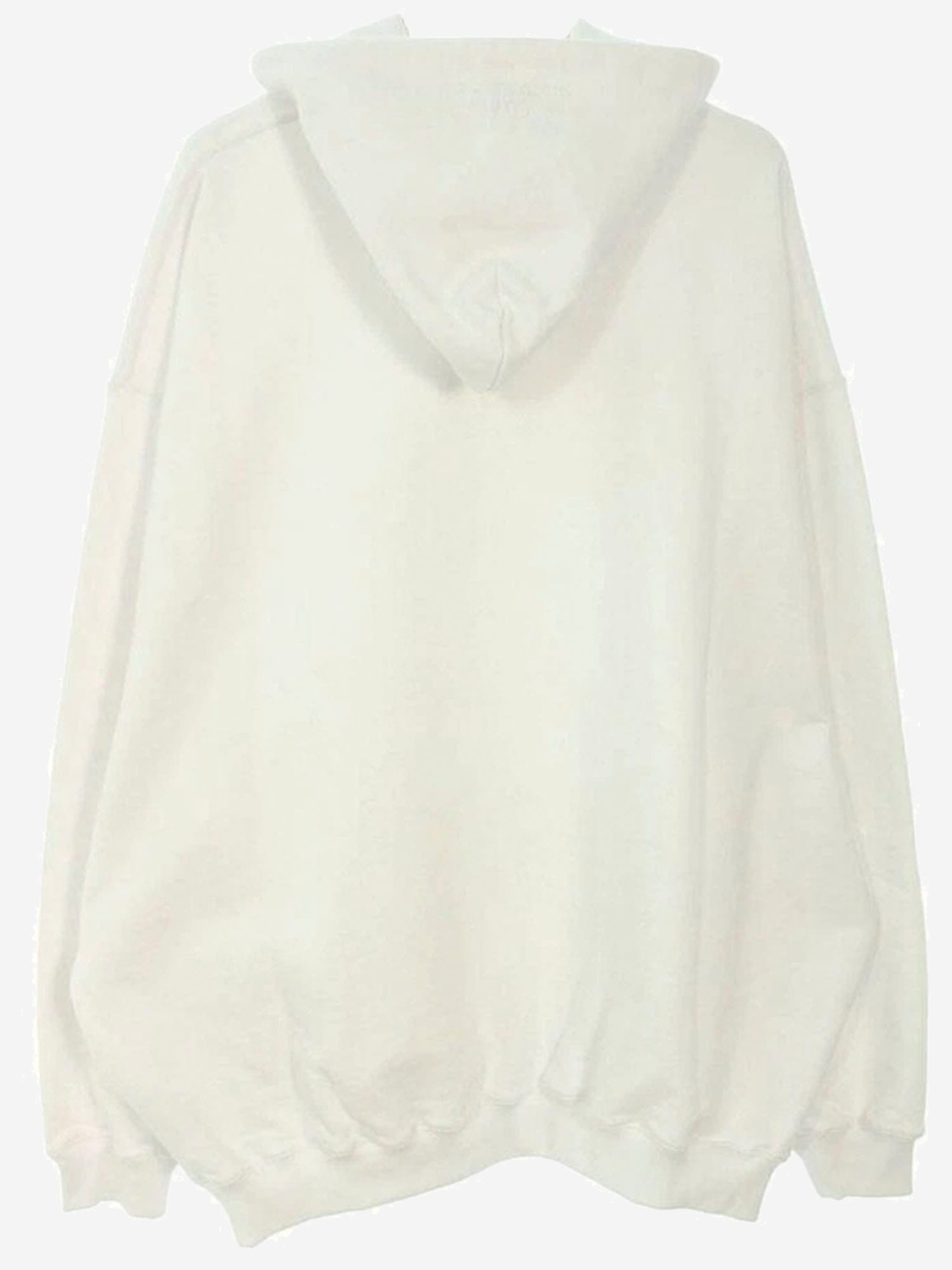Vetements Logo-print Hoodie In White