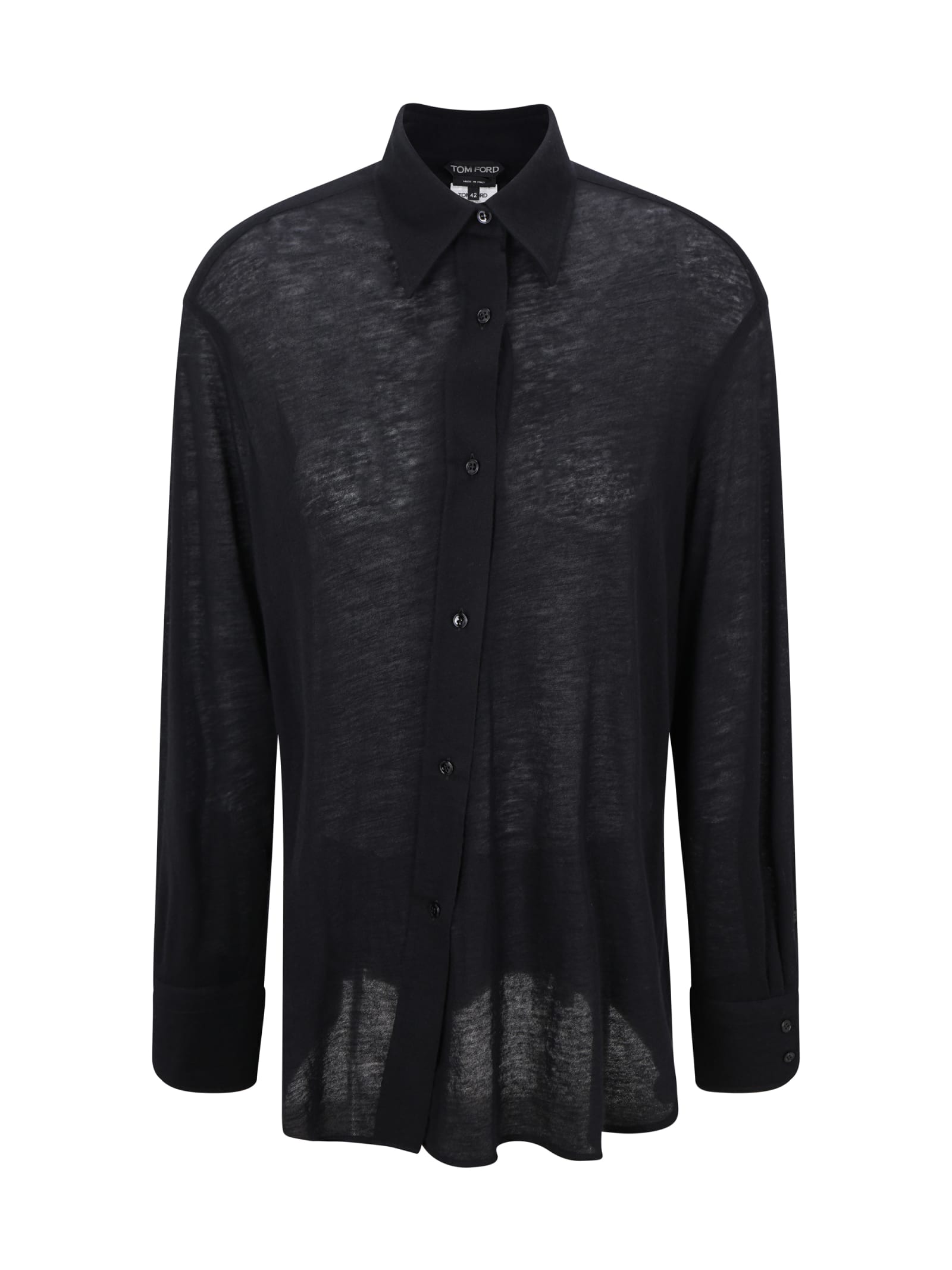 Tom Ford Cashmere Shirt Women In Black