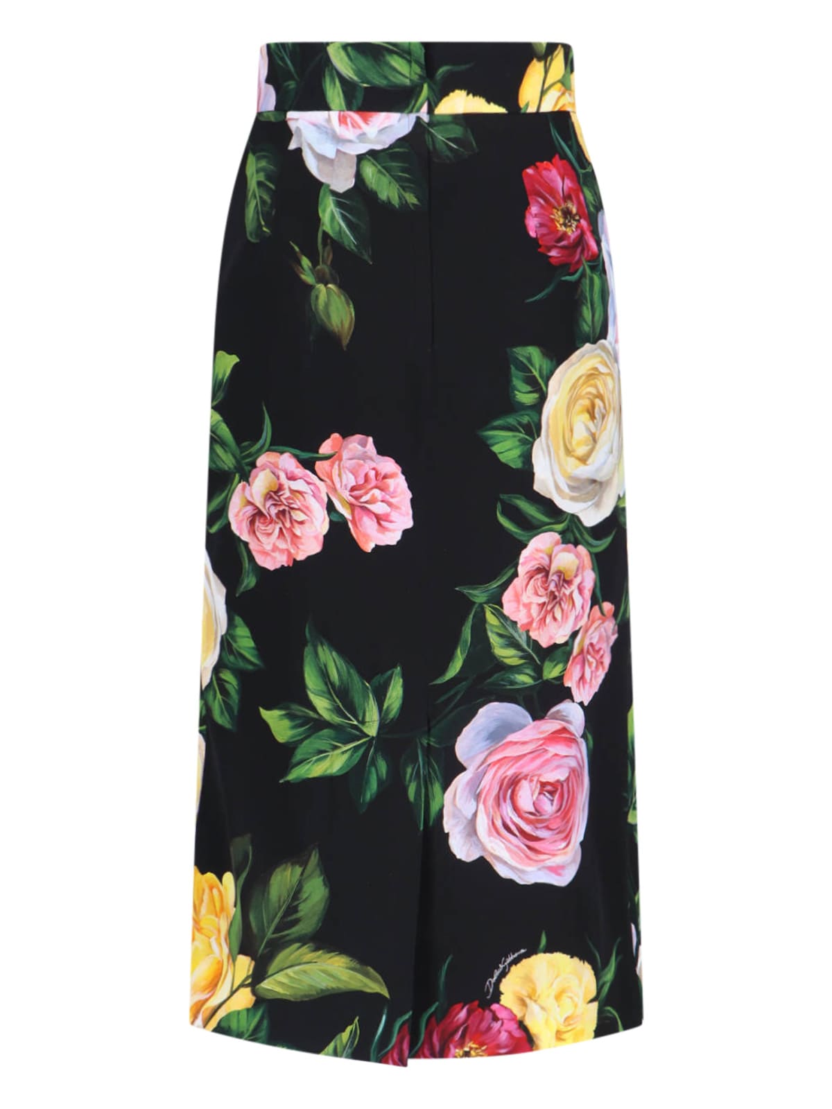 DOLCE & GABBANA FLORAL SHEATH SKIRT