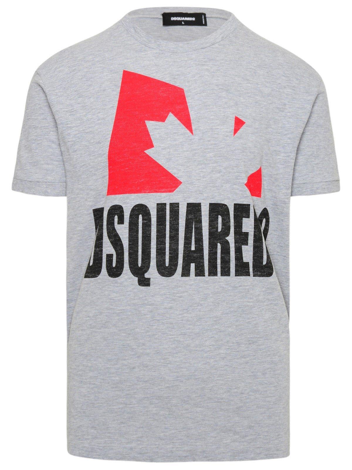Dsquared2 Logo Print Crewneck T-shirt