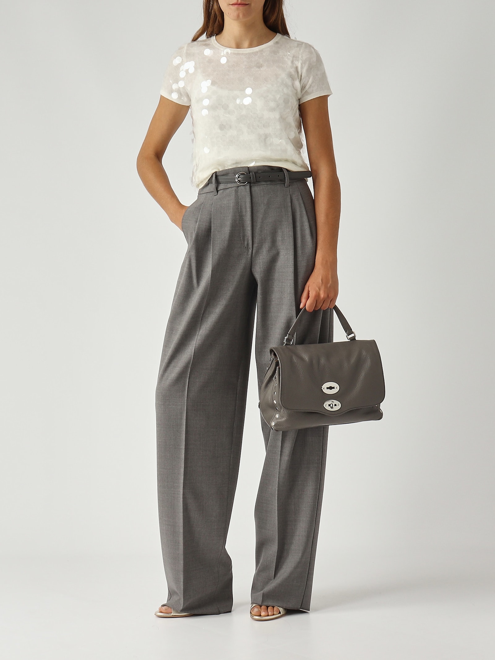 Zanellato Postina Daily S Shoulder Bag In Gray