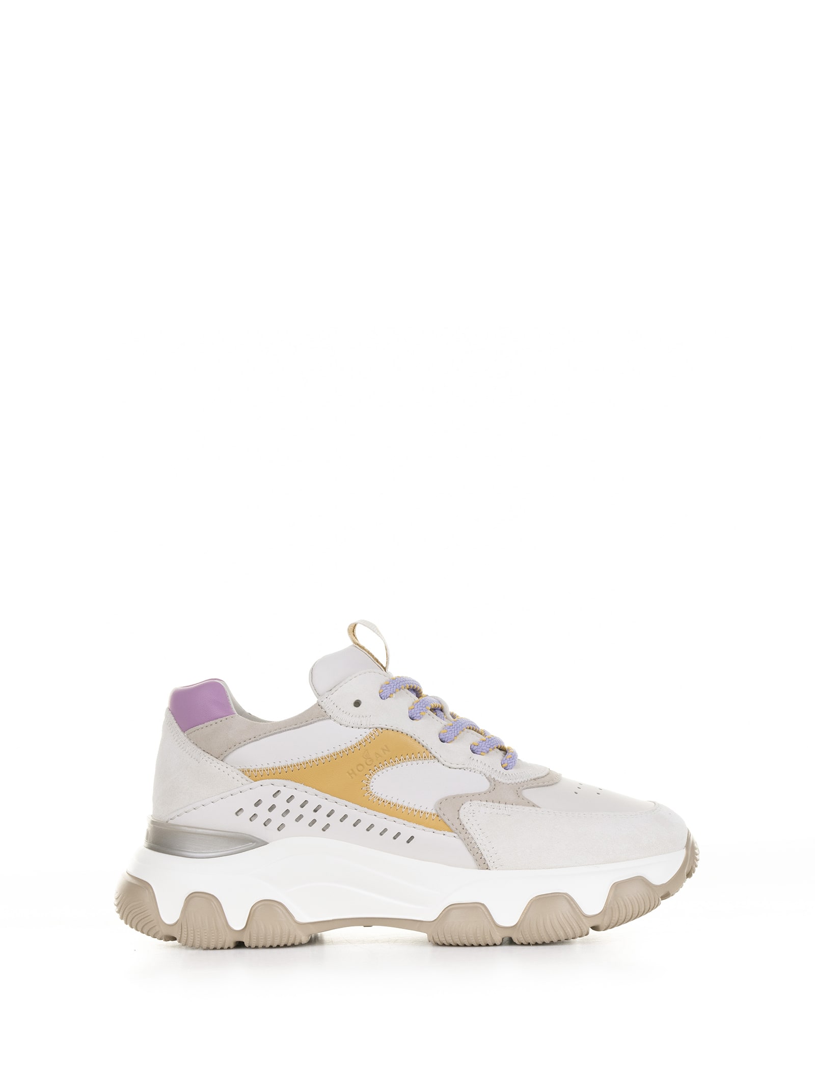 Hogan Multicolored Hyperactive Sneakers In White