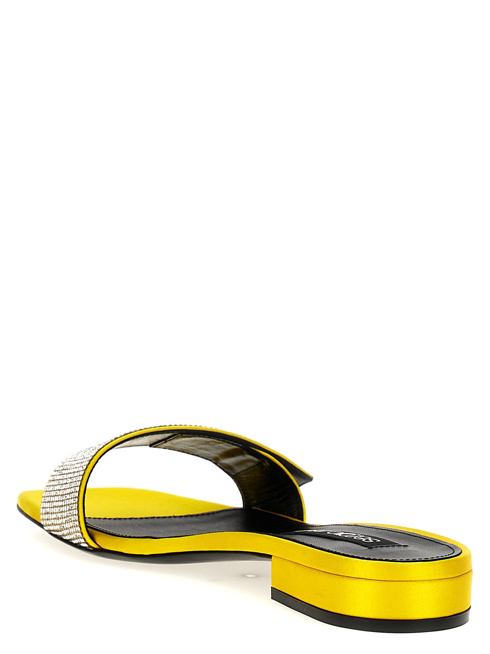 Shop Sergio Rossi Paris Sandals In Yellow