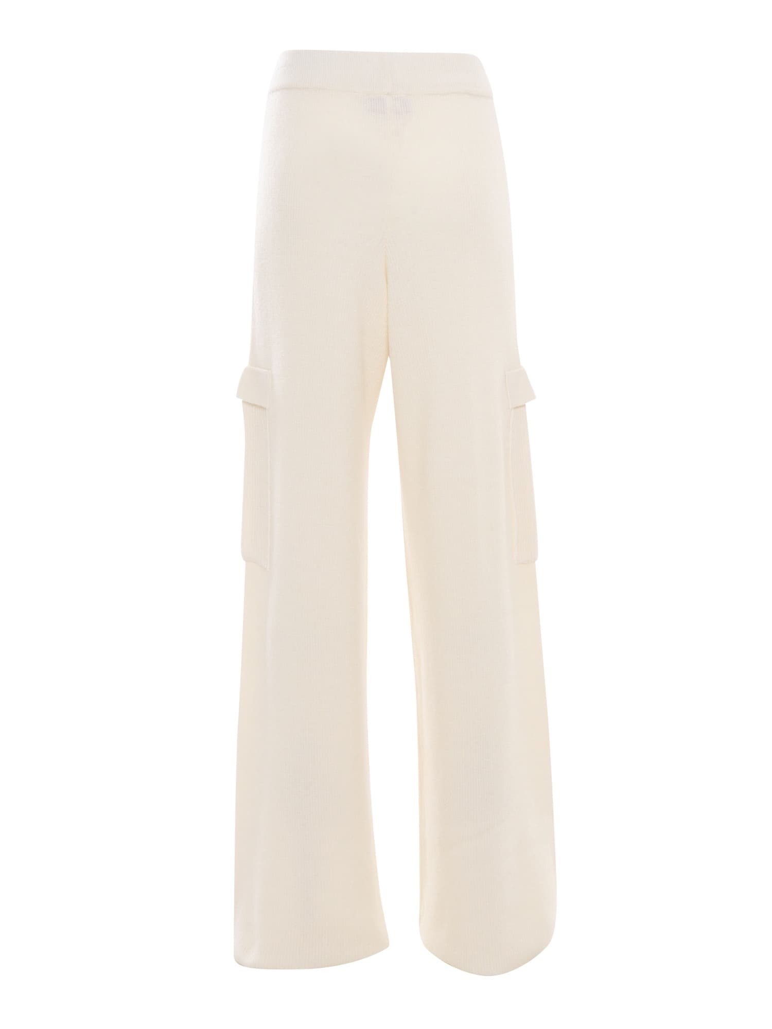 Shop Ermanno Ermanno Scervino Knitted Pants In White