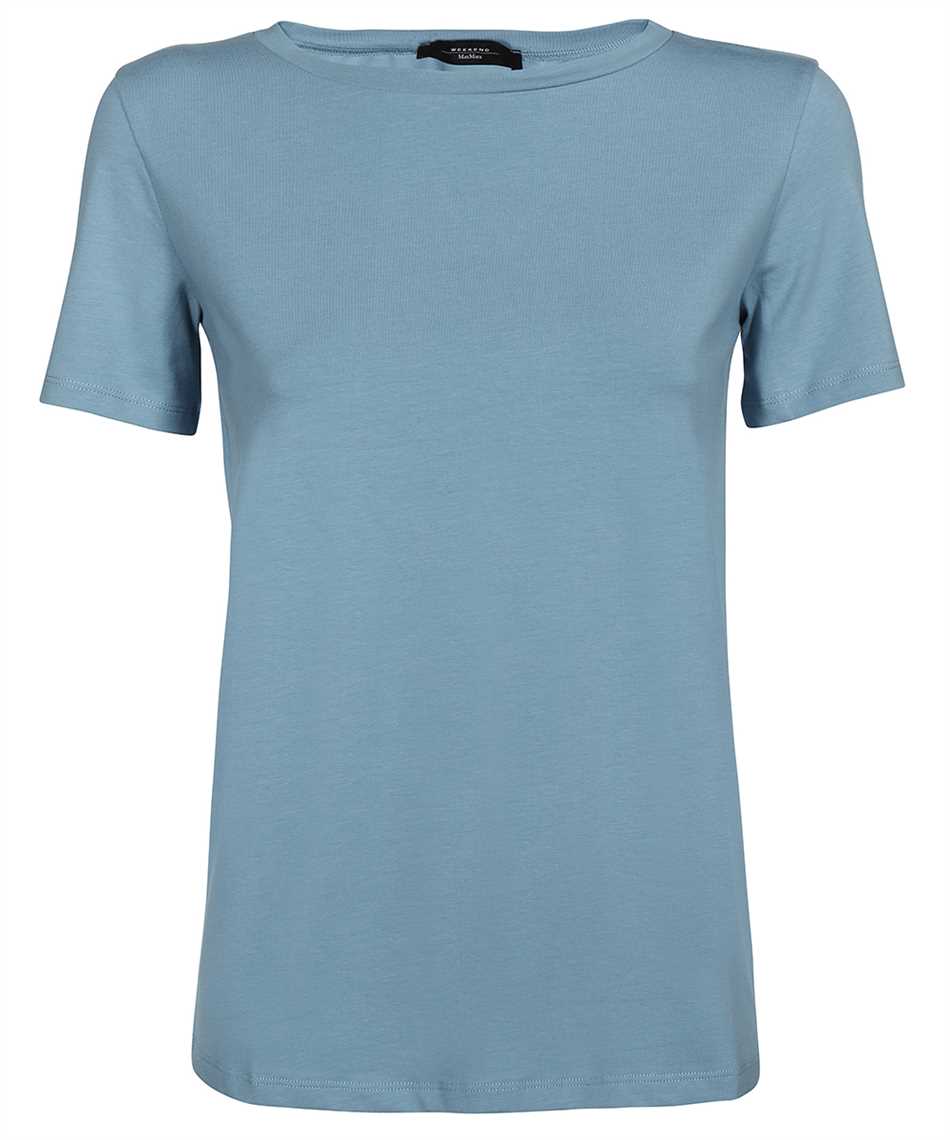 Weekend Max Mara Cotton T-shirt In Blue