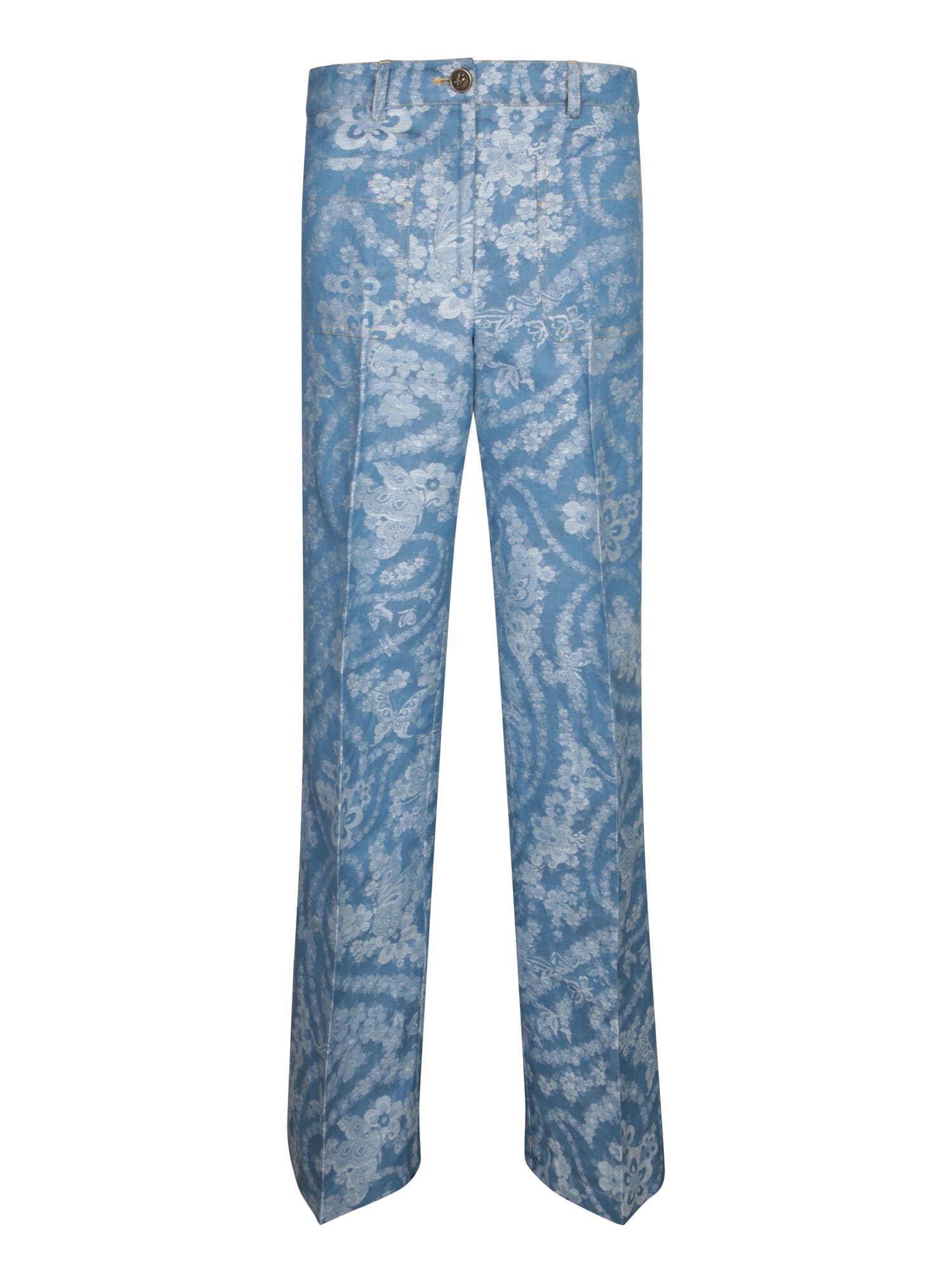 Blue Paisley Jeans