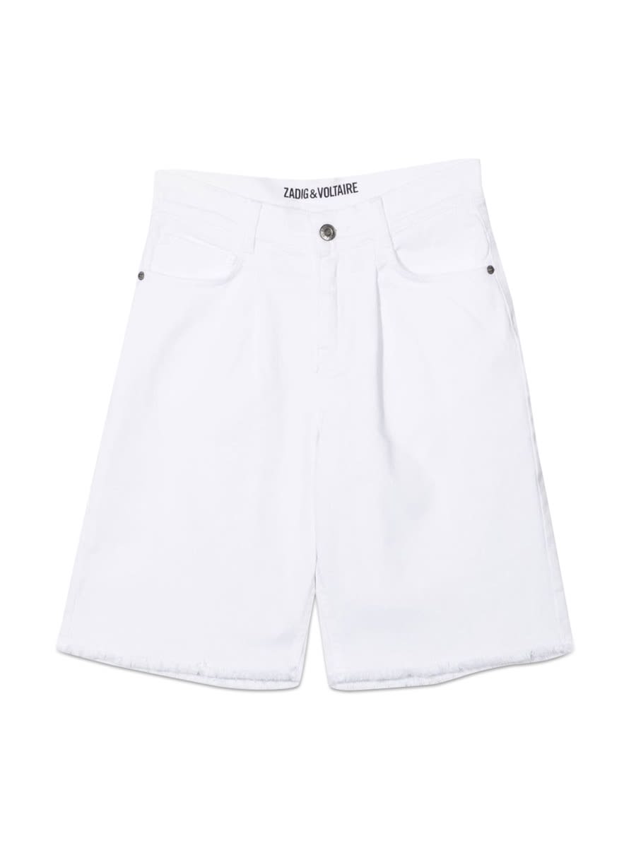 Shop Zadig & Voltaire Bermuda In White