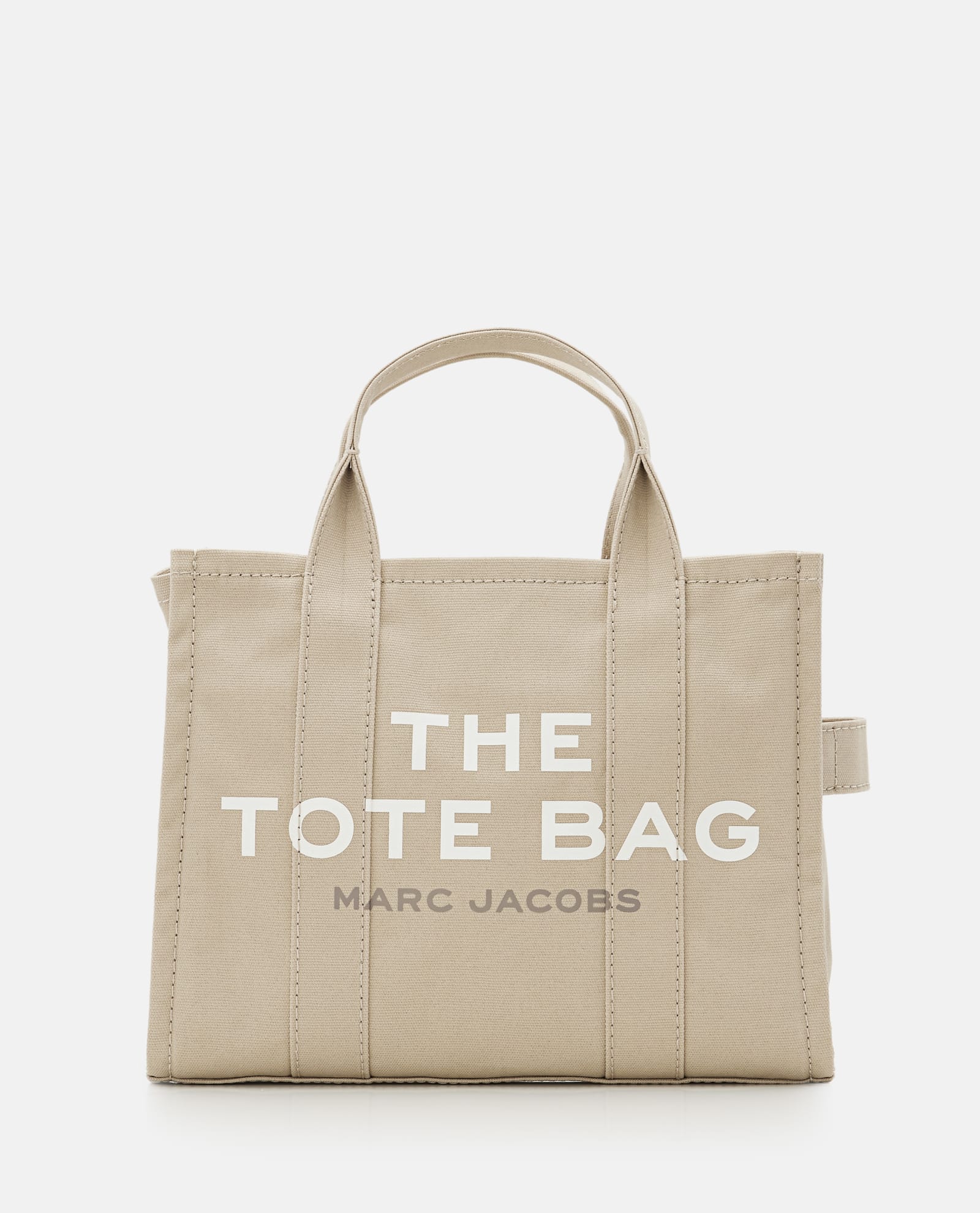 Shop Marc Jacobs The Medium Canvas Tote Bag In Beige