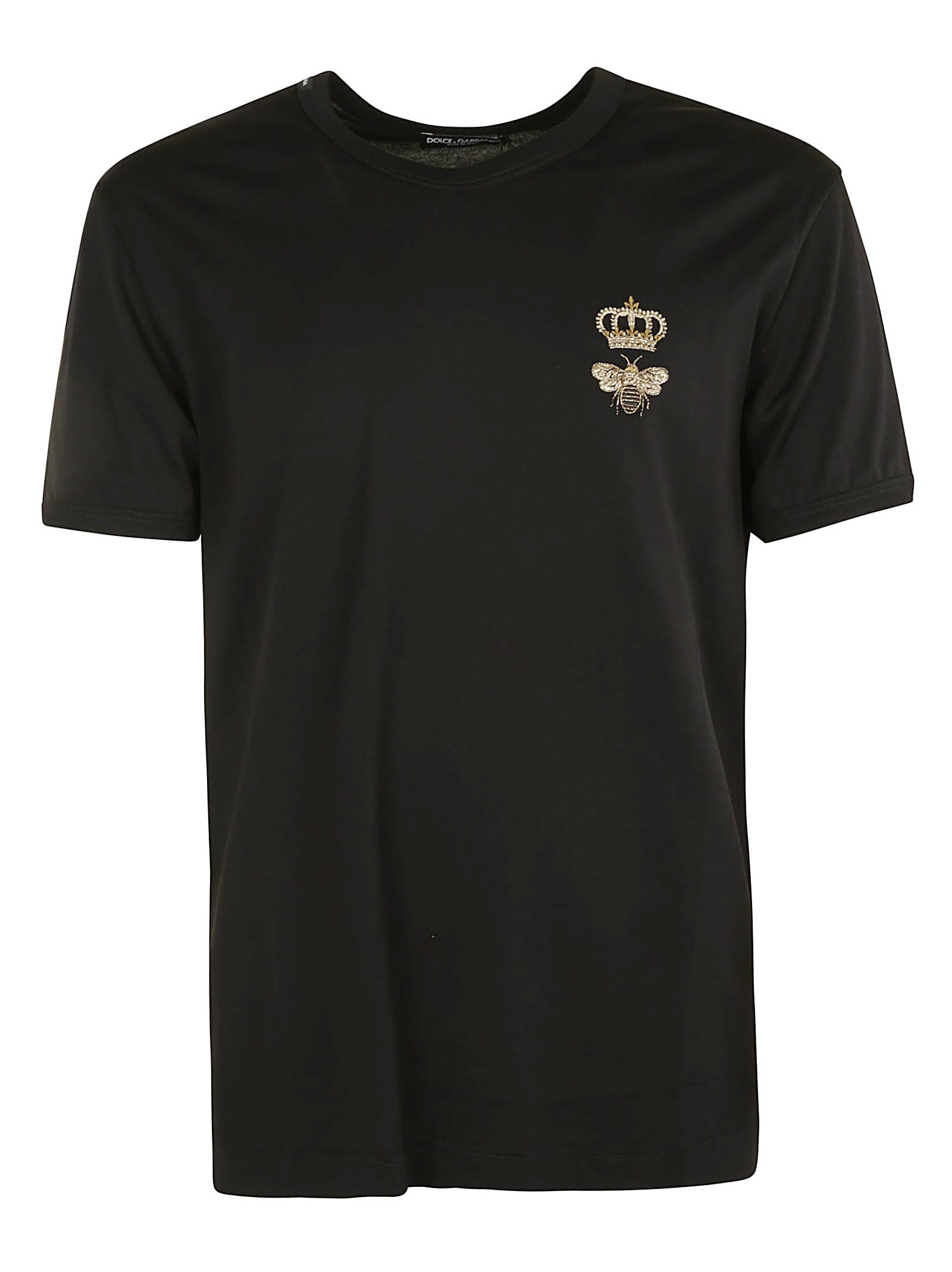 Dolce & Gabbana Crown Bee Embroidered T-shirt