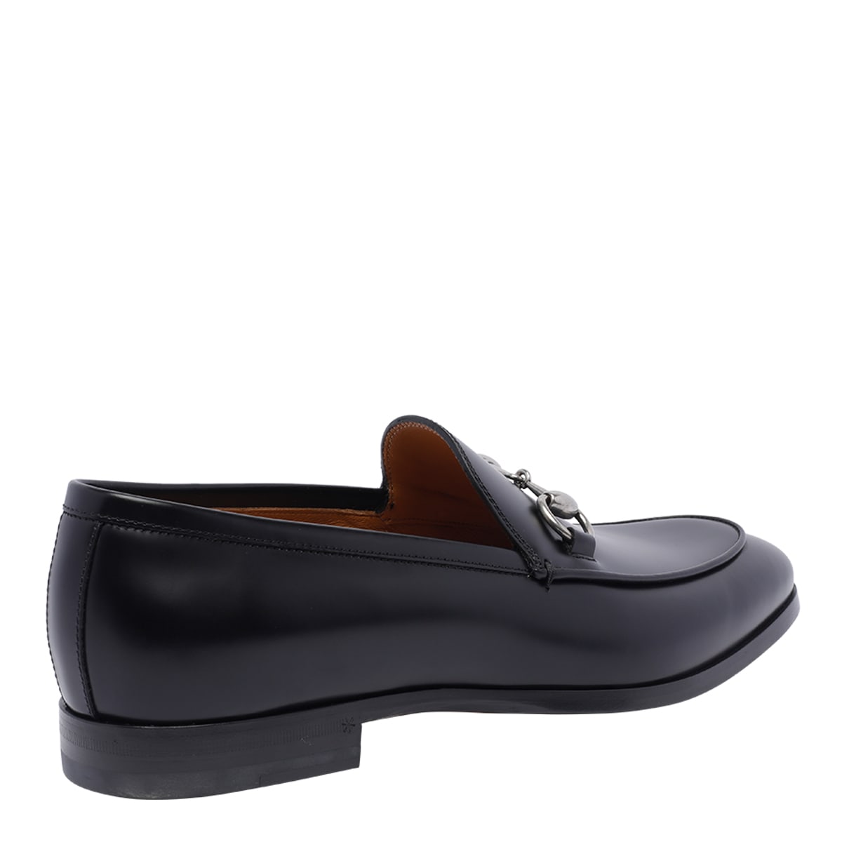 Shop Gucci Horsebit Loafers In Black