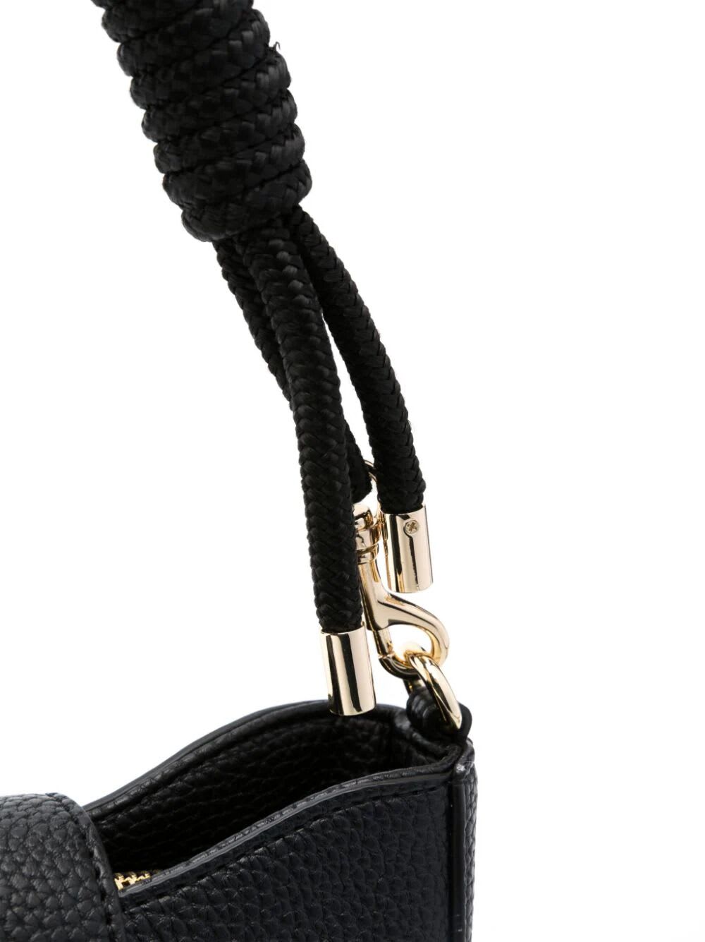 Versace Jeans Couture Range R Sketch 03 Logo Twist Bag In Black