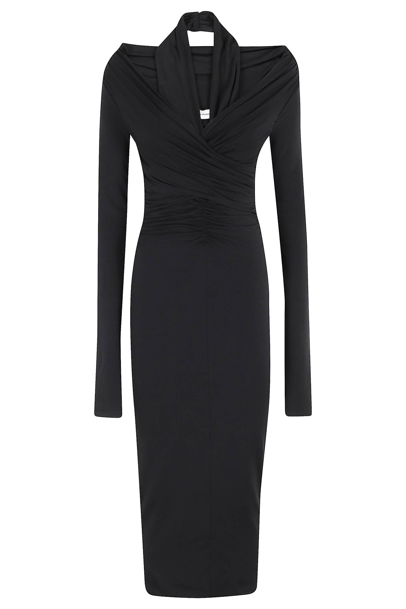 The Andamane Yvonne Midi Dress Ballerina Midi Dress In Black