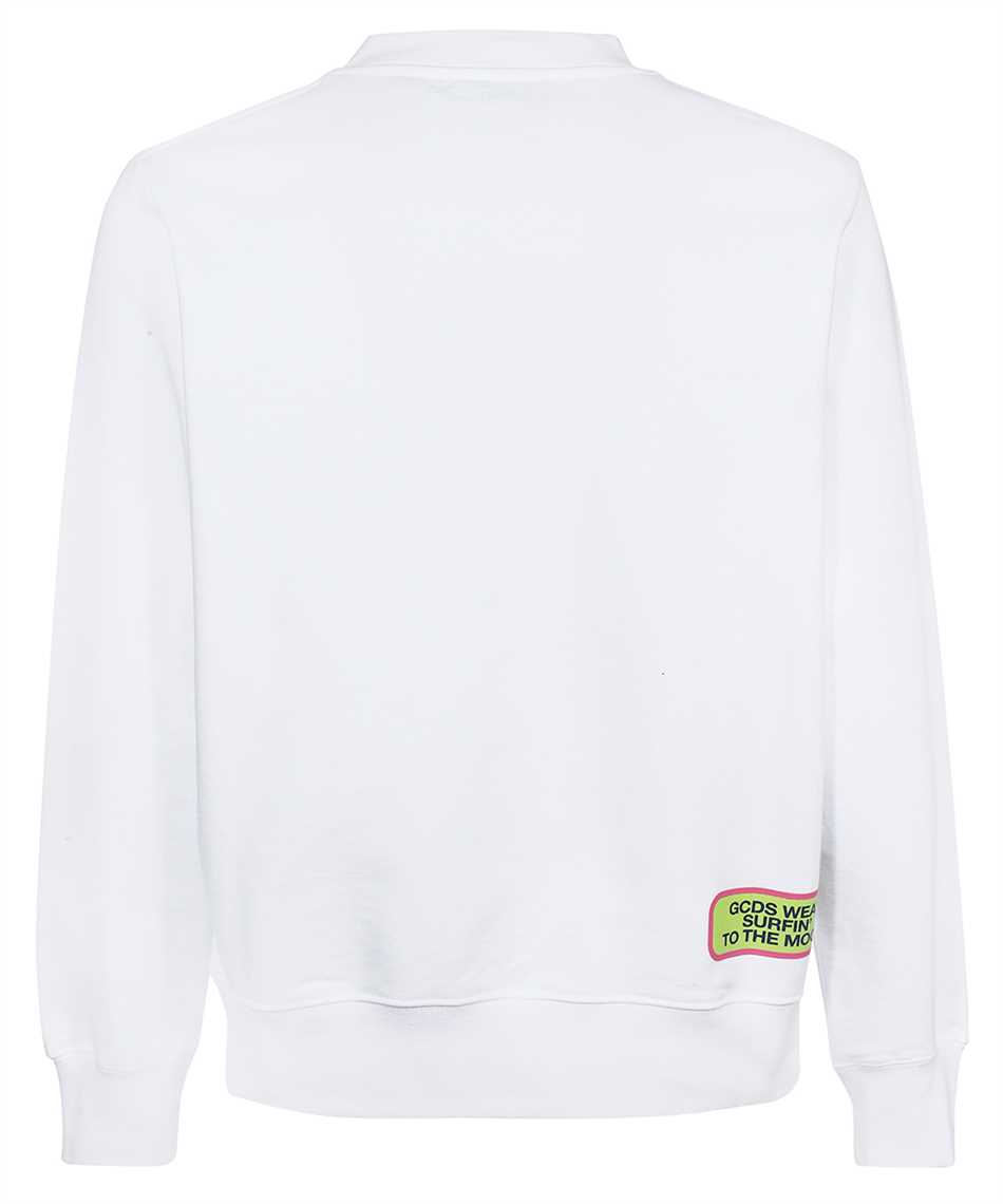 Gcds Man Sweatshirt White Size L Cotton In White
