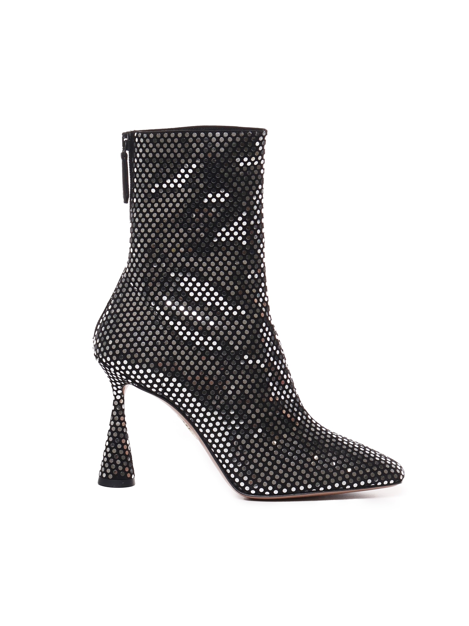 AQUAZZURA AMORE BOOTS IN CALFSKIN