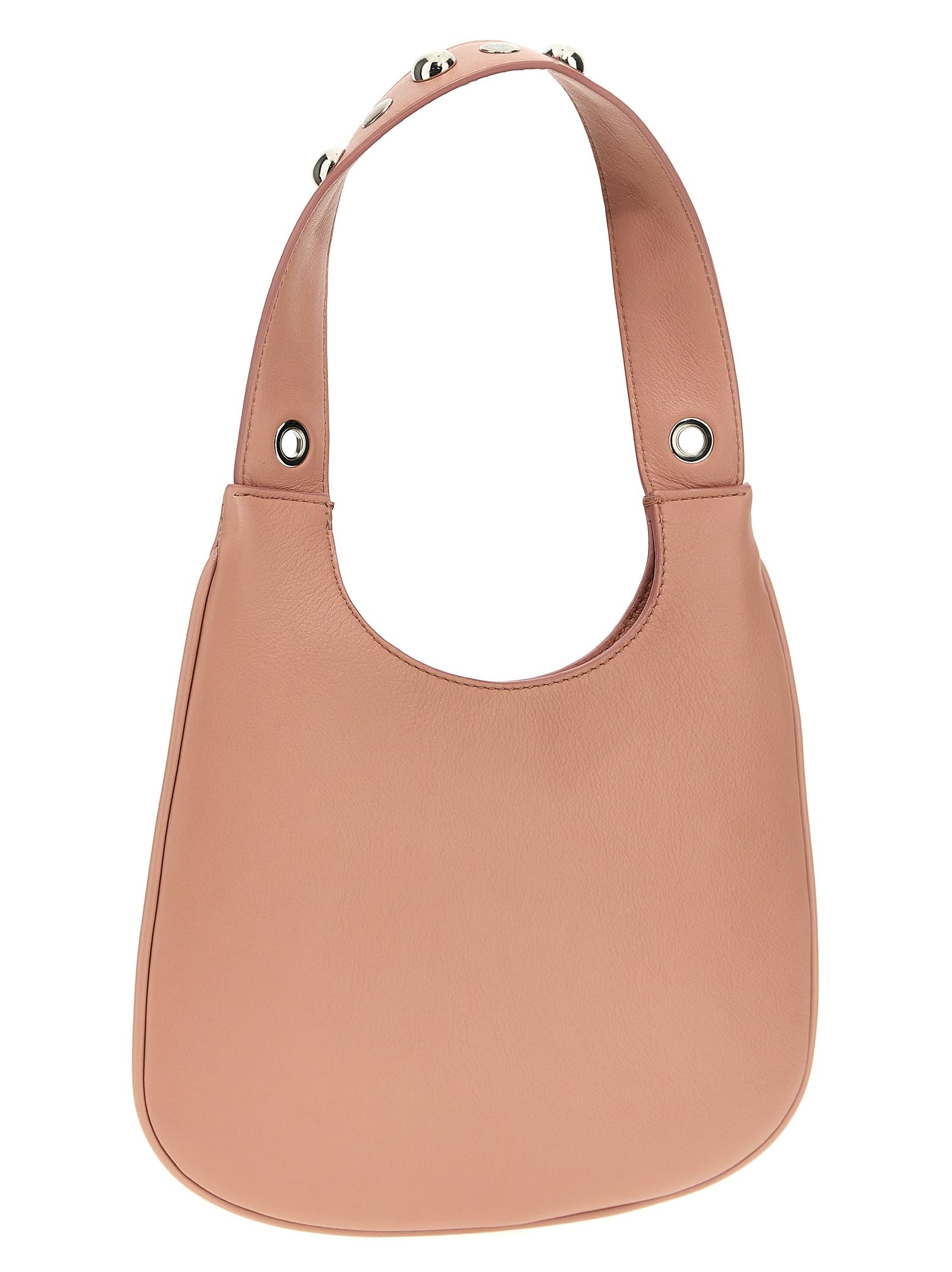 Shop Panconesi Diamanti Saddle Bag S Handbag In Pink