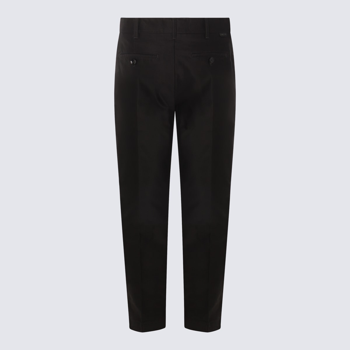 Shop Alexander Mcqueen Black Wool Trousers