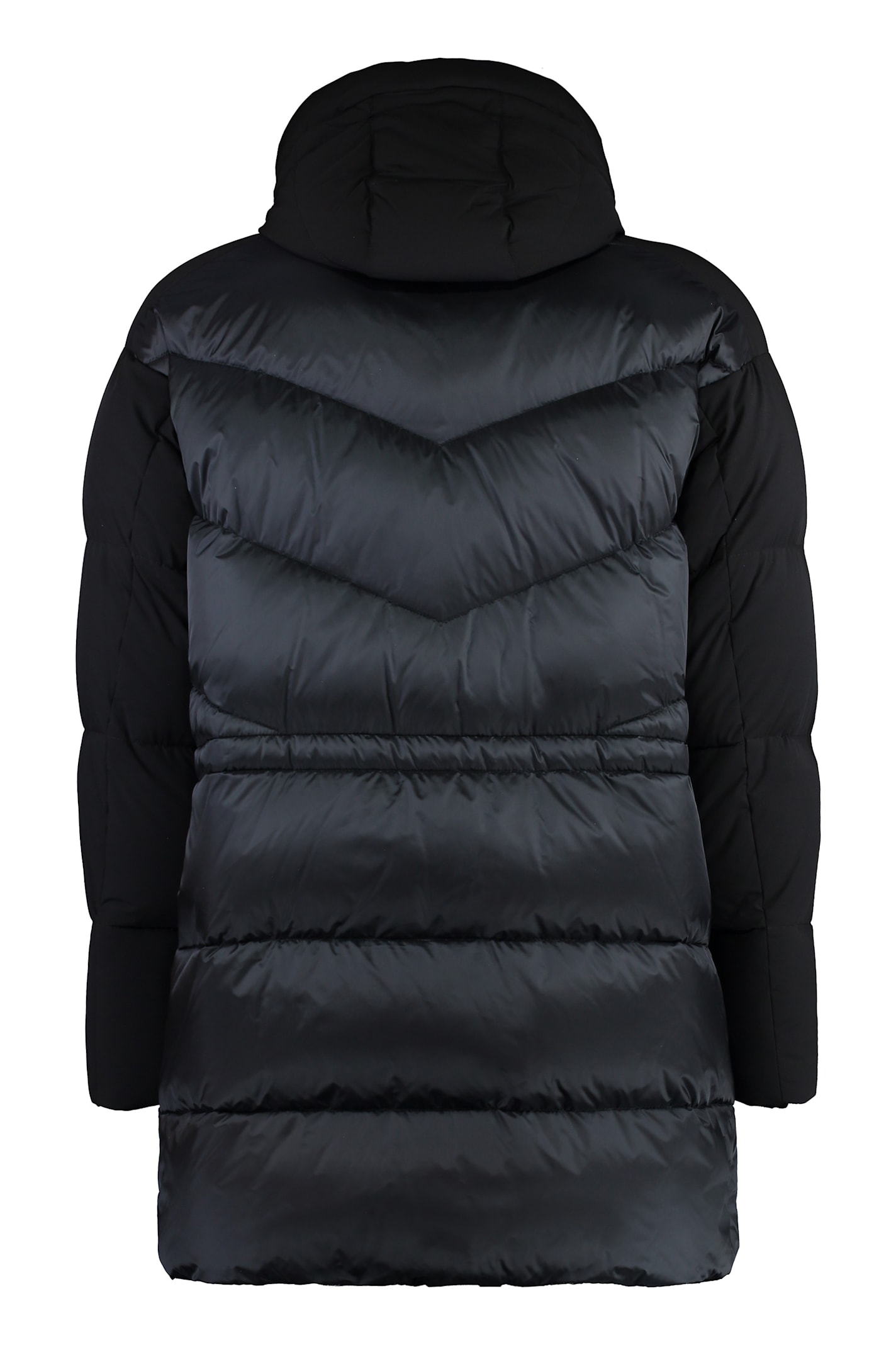 Moorer Albert Hooded Down Jacket In Blue