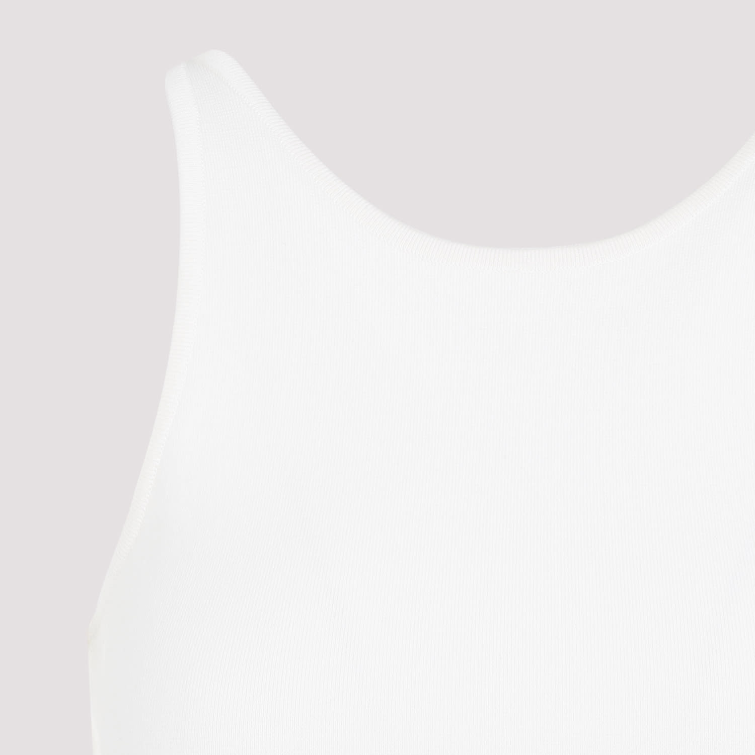 Shop Max Mara Alfeo Tank Top In Bianco